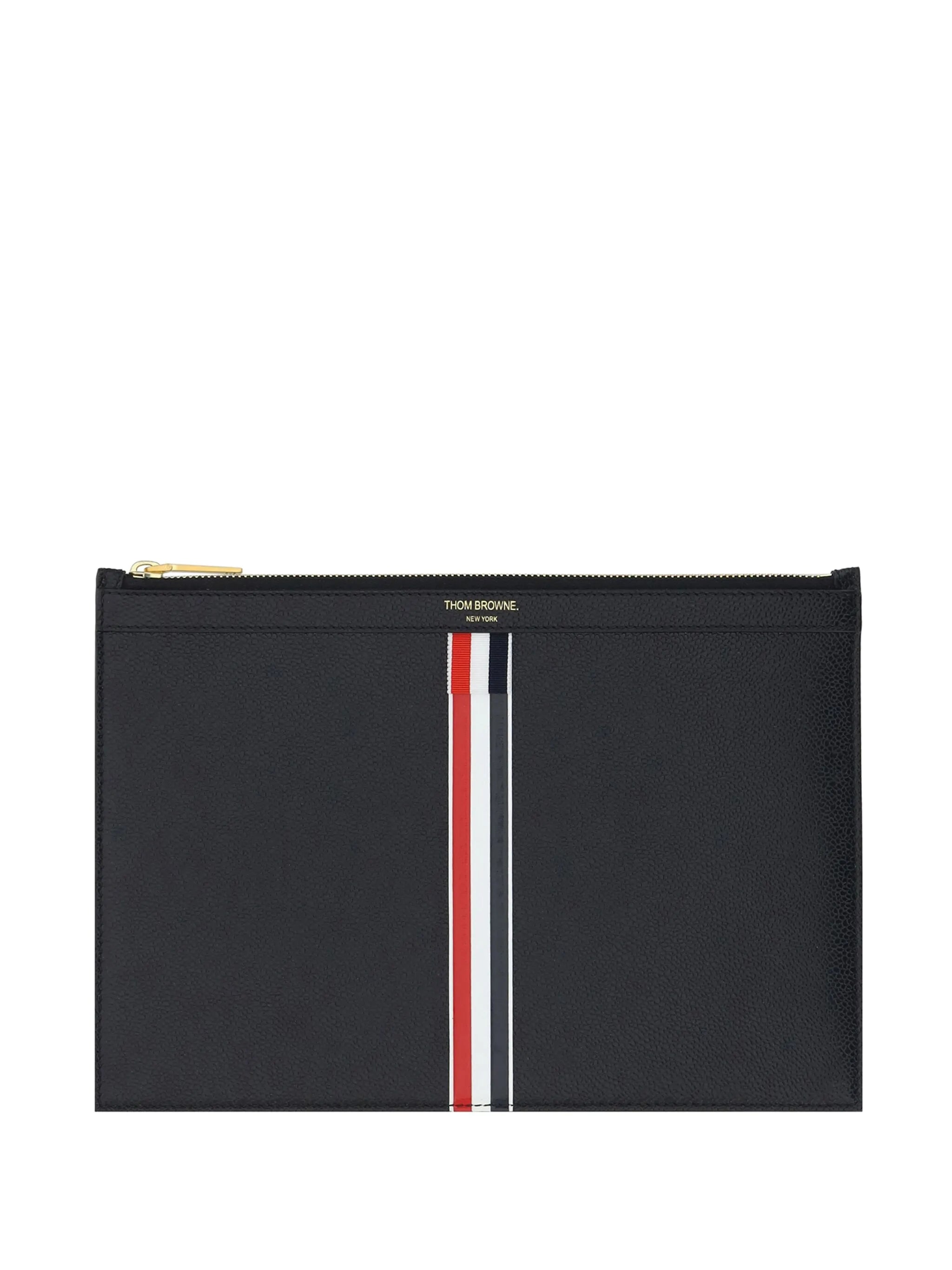RWB-stripe leather tablet holder