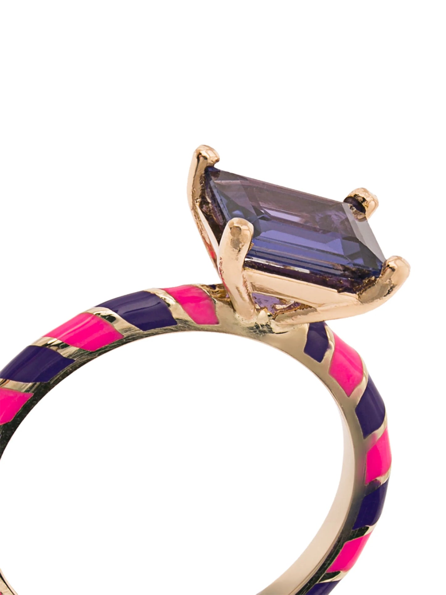 14kt gold Candy Kimono sapphire ring