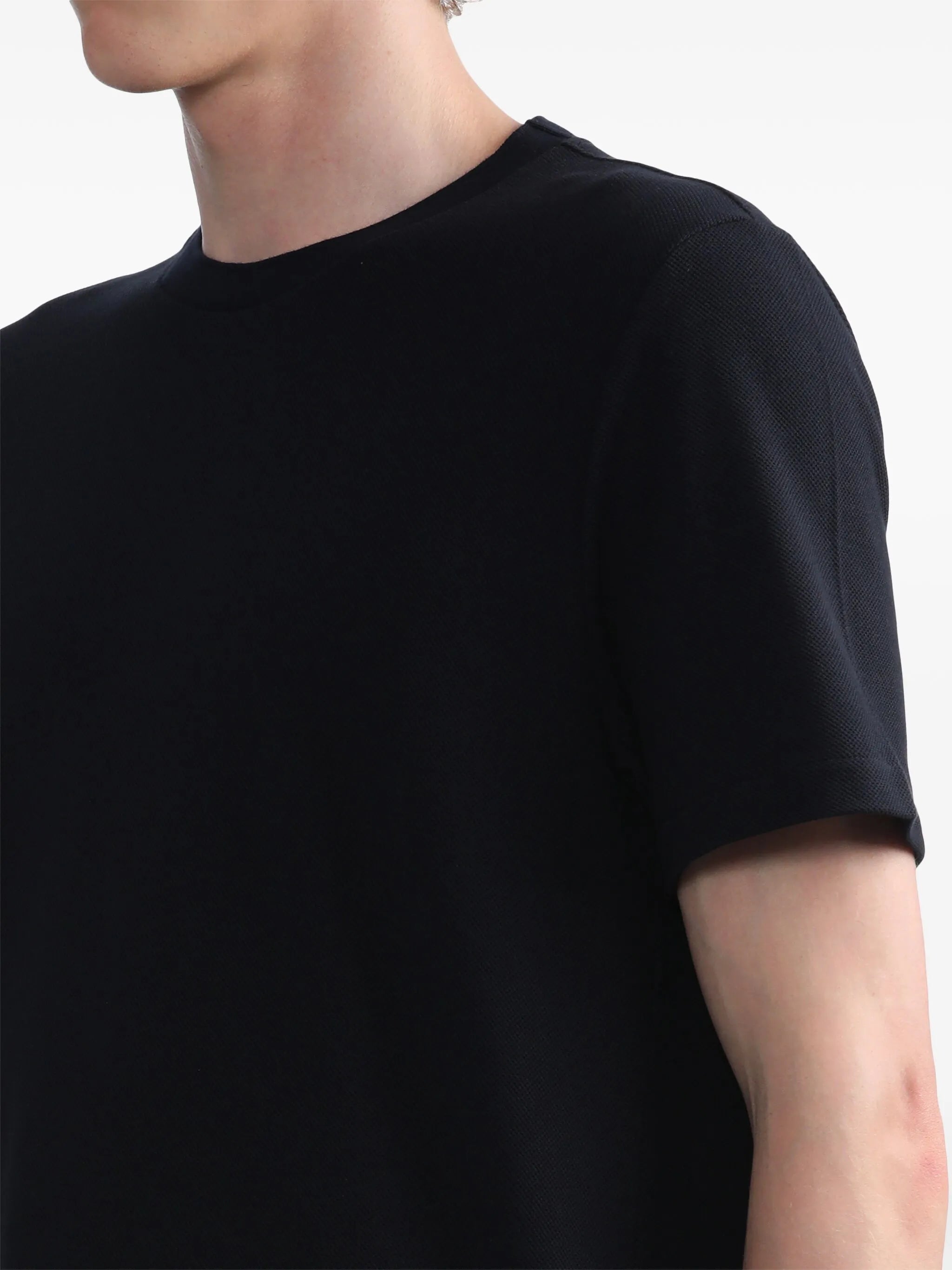 stripe-detail cotton T-shirt