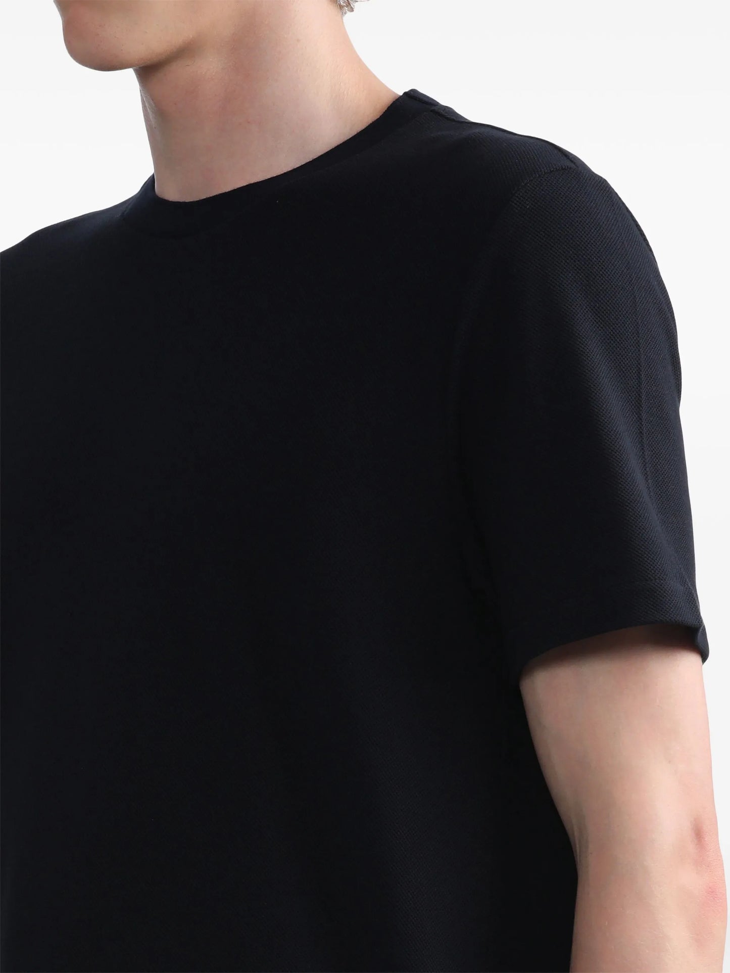 stripe-detail cotton T-shirt