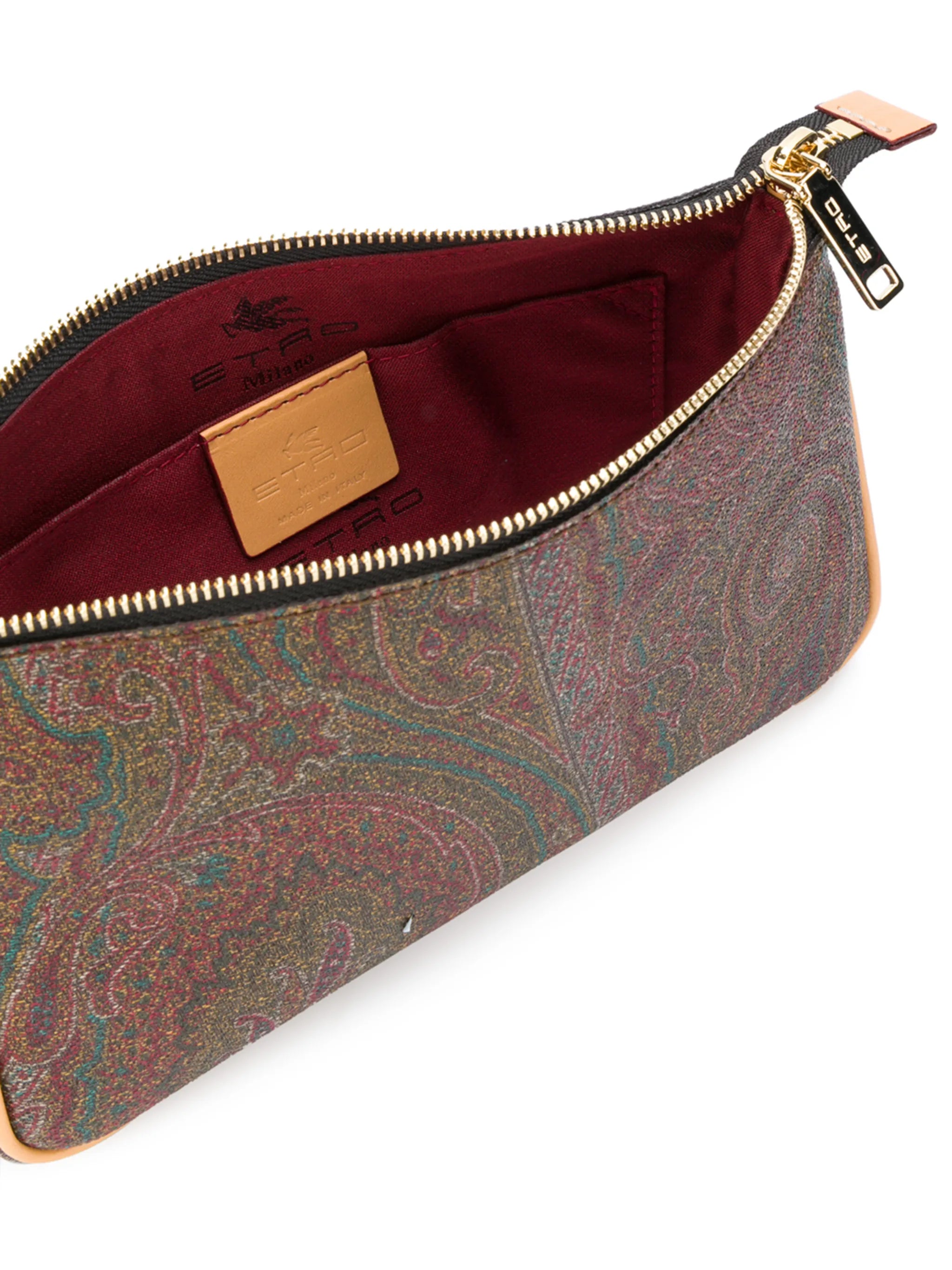 paisley-print shoulder bag