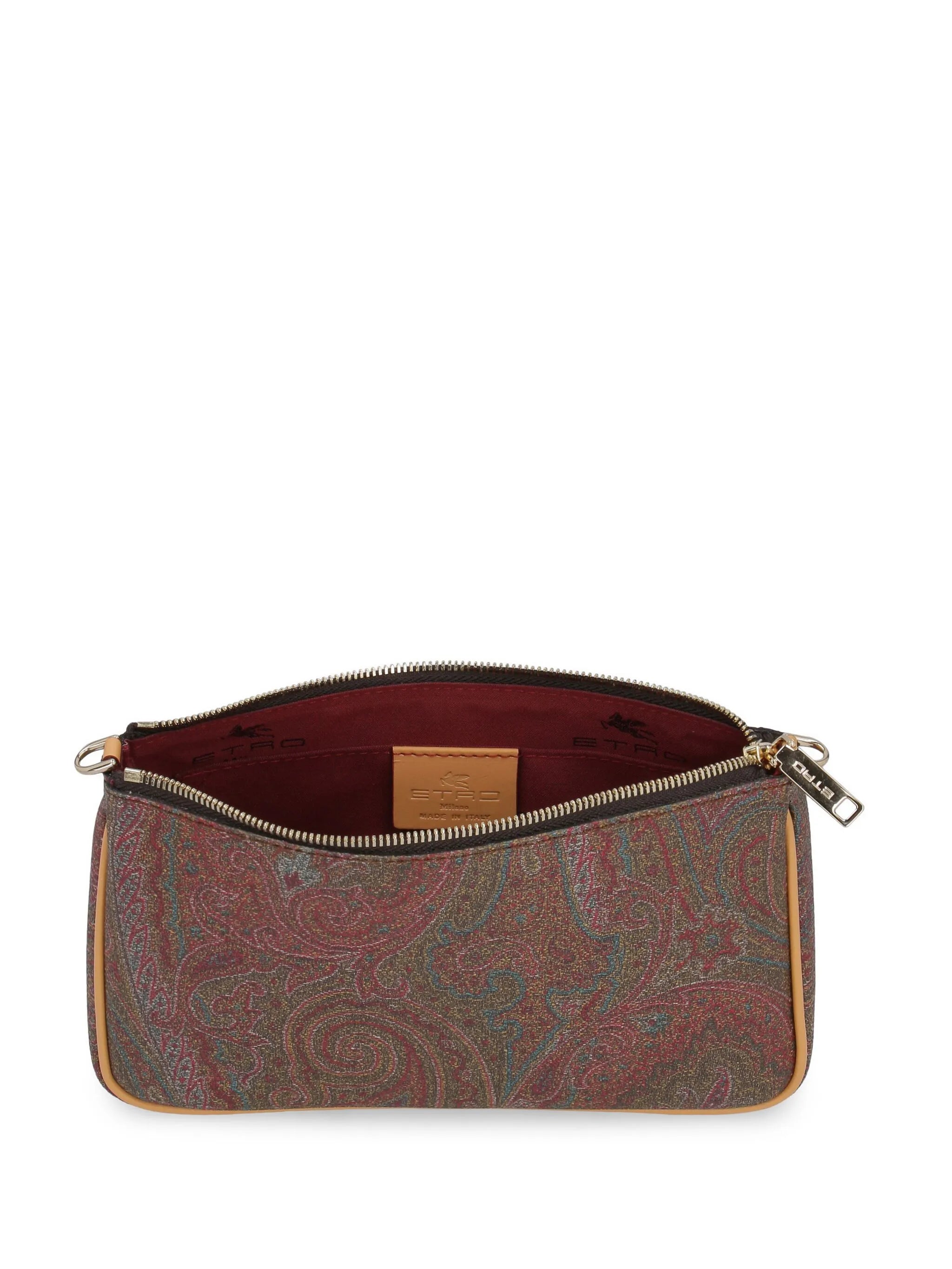 paisley-print shoulder bag