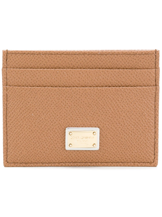 Dauphine leather card holder