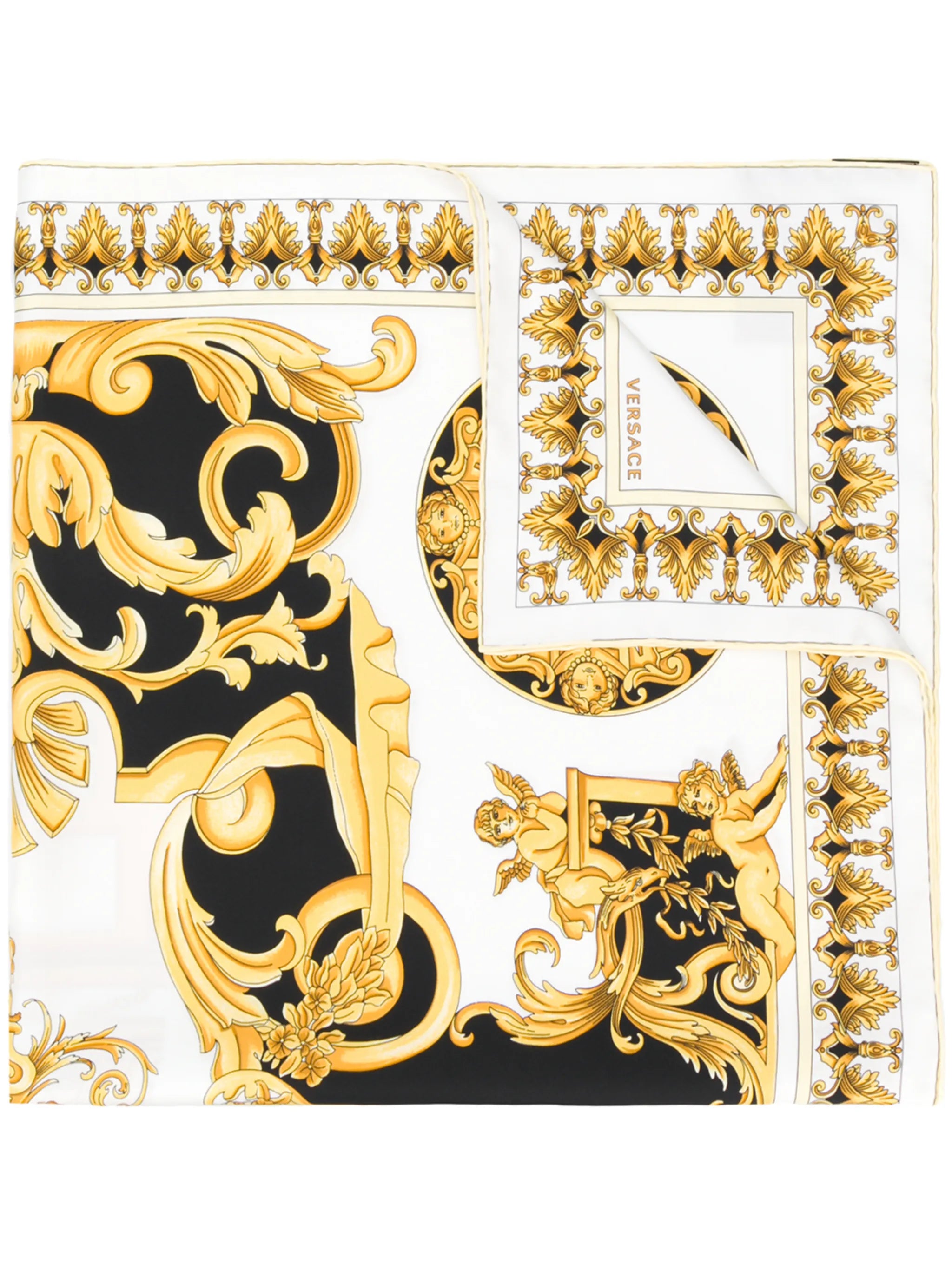 Baroque print scarf