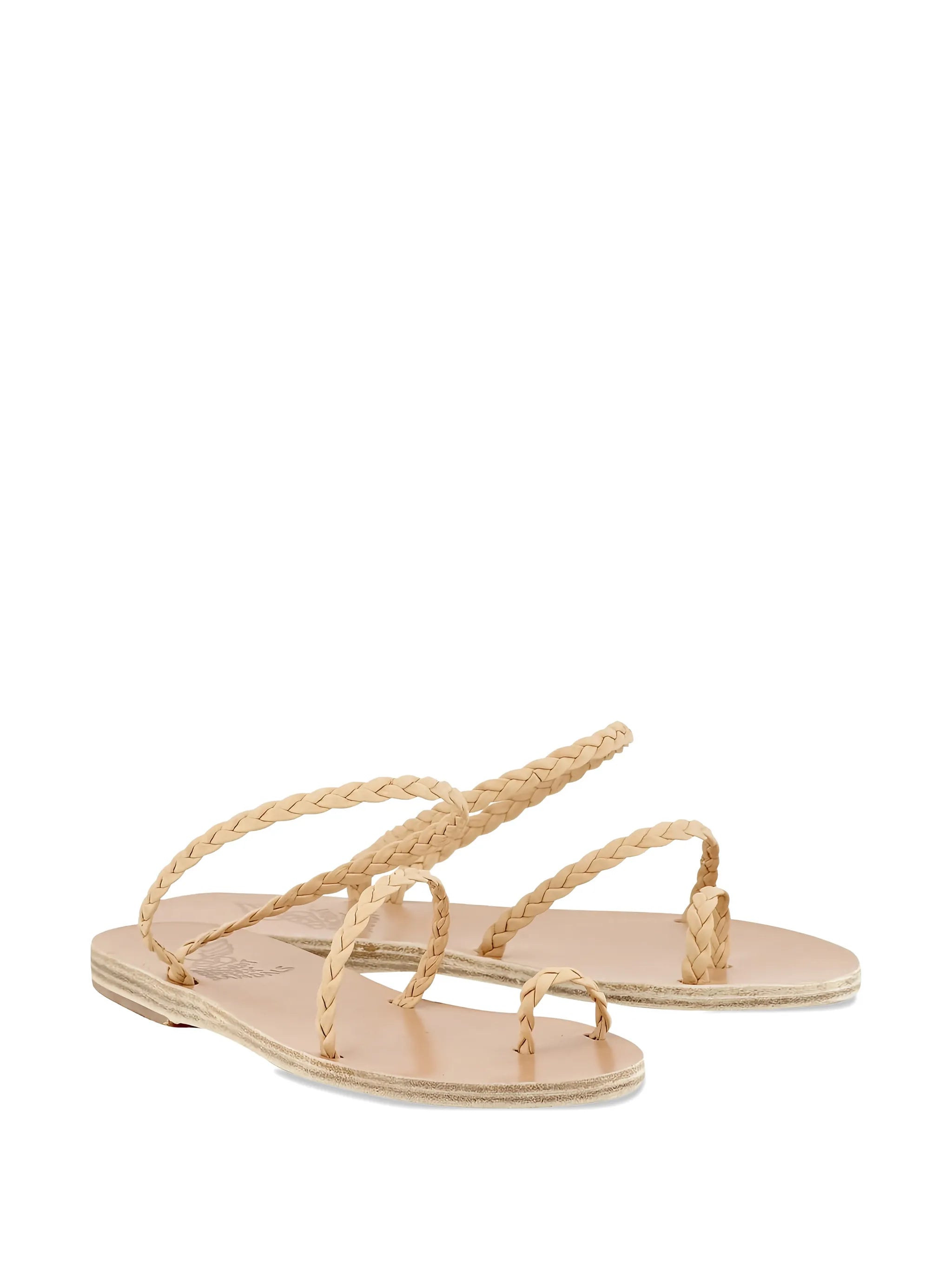 Eleftheria braided leather sandals