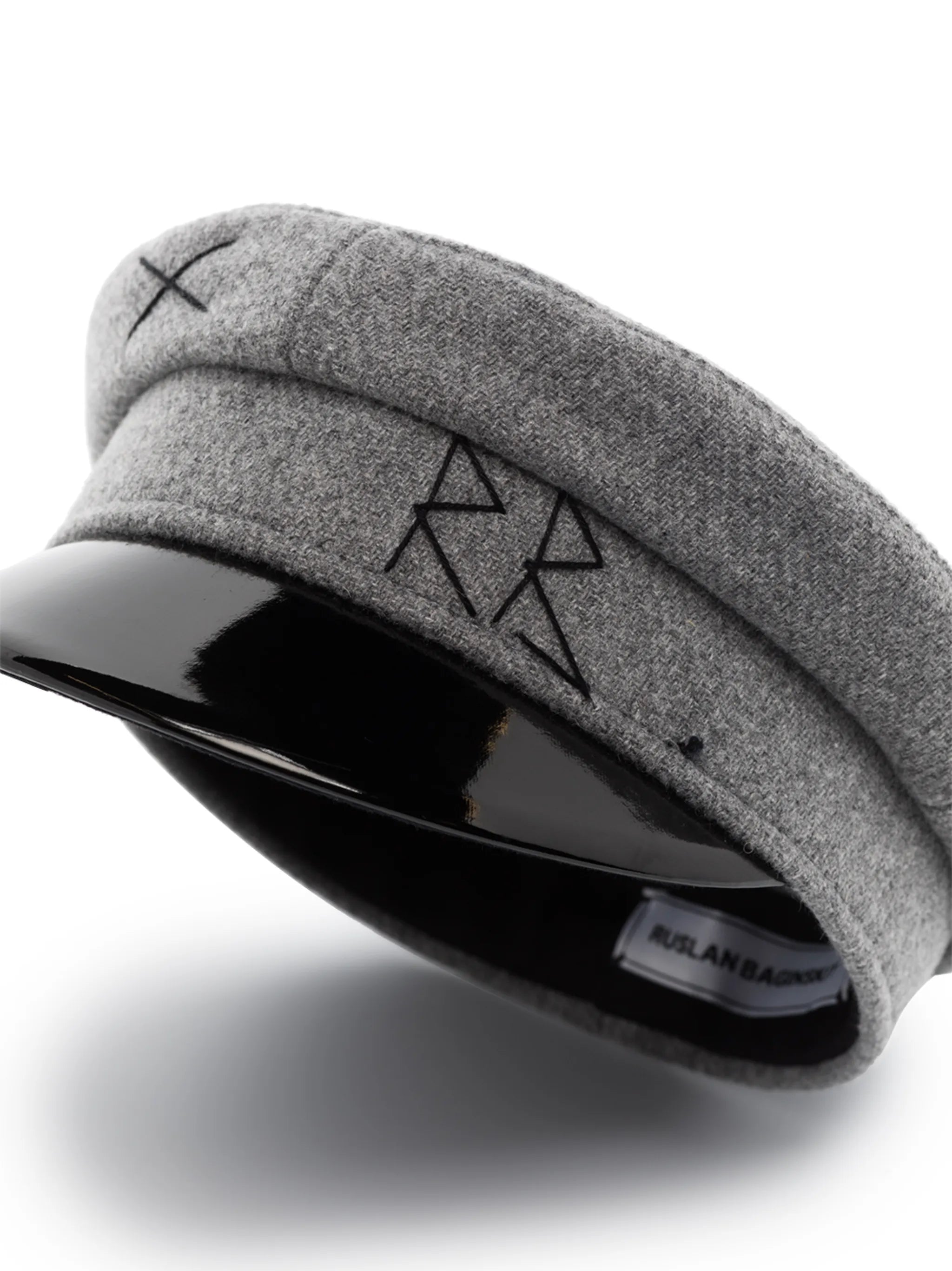 embroidered baker boy hat