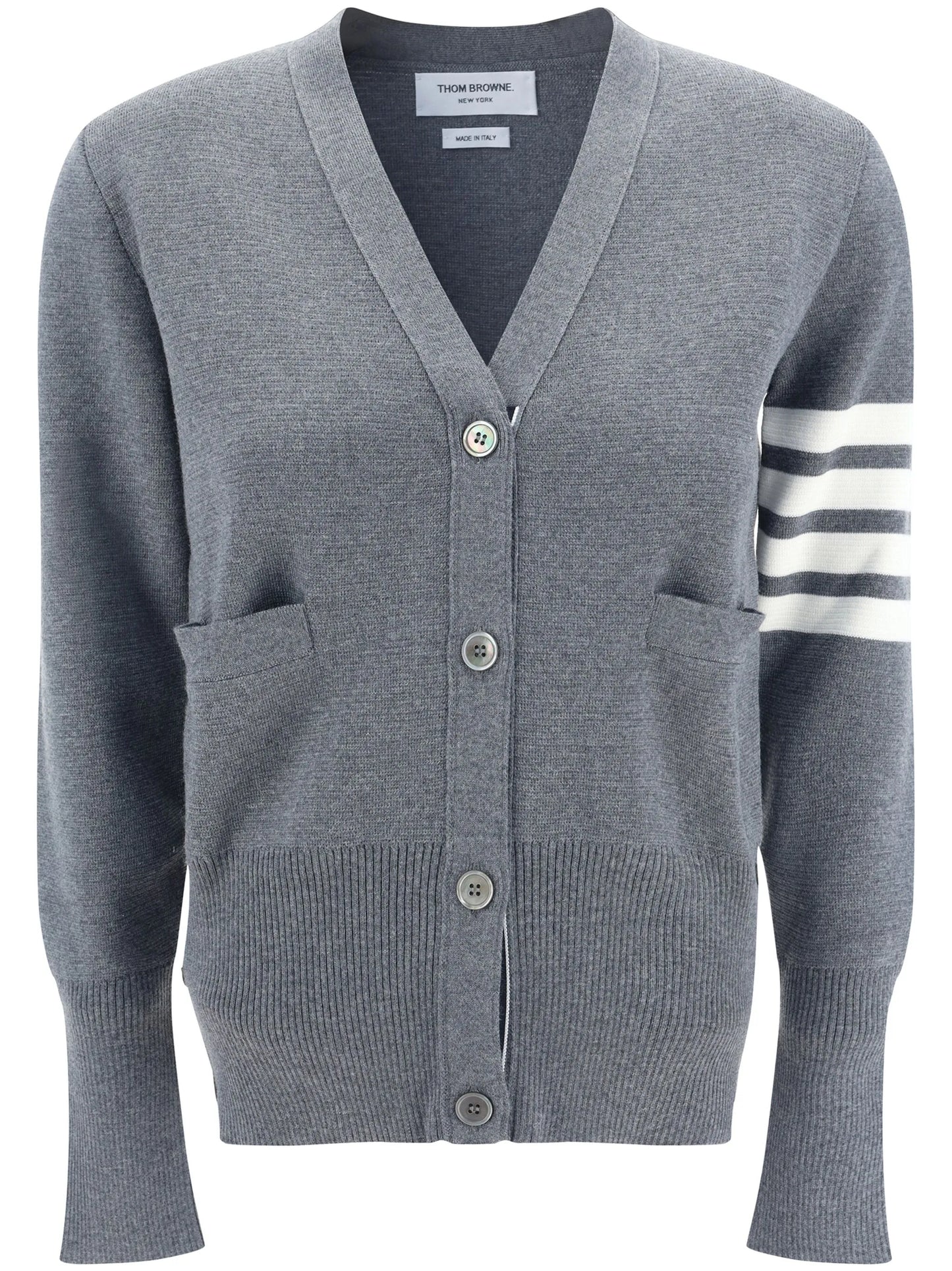 Milano Stitch V-Neck Merino Cardigan
