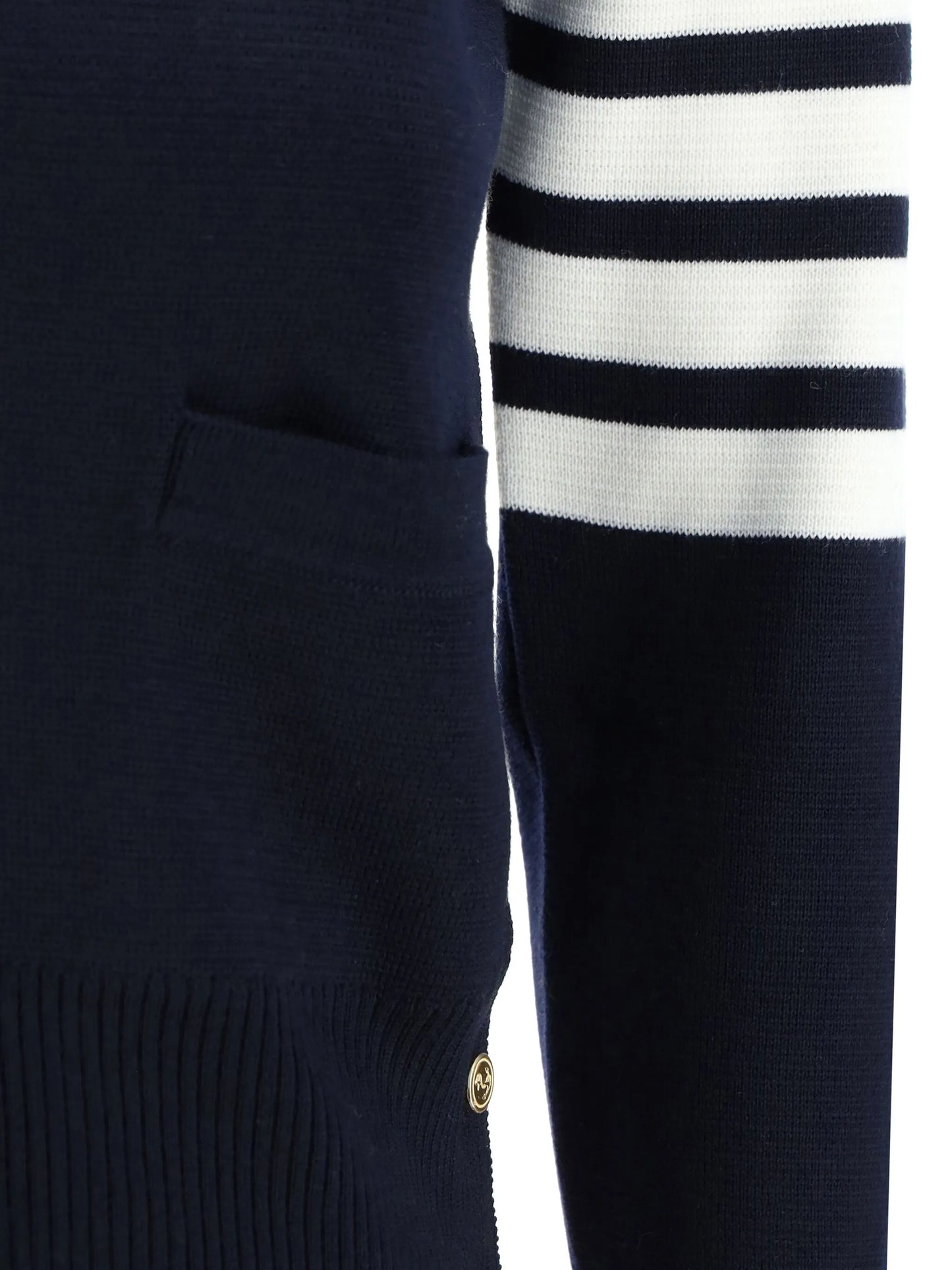 4-Bar wool cardigan