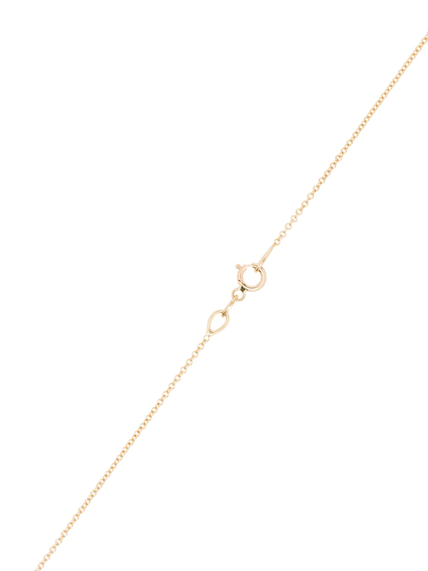 18k yellow gold black diamond necklace