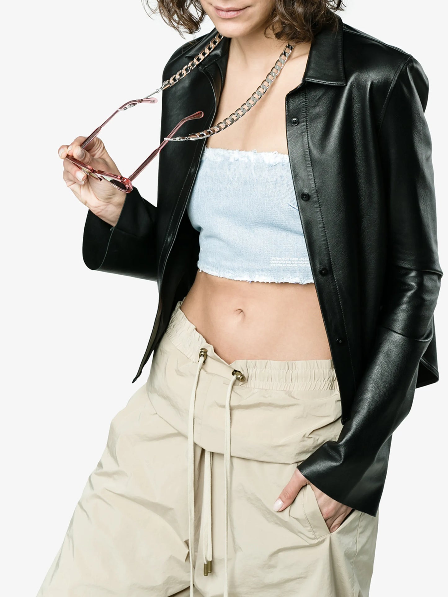 Eyefash cuban-link sunglasses chain