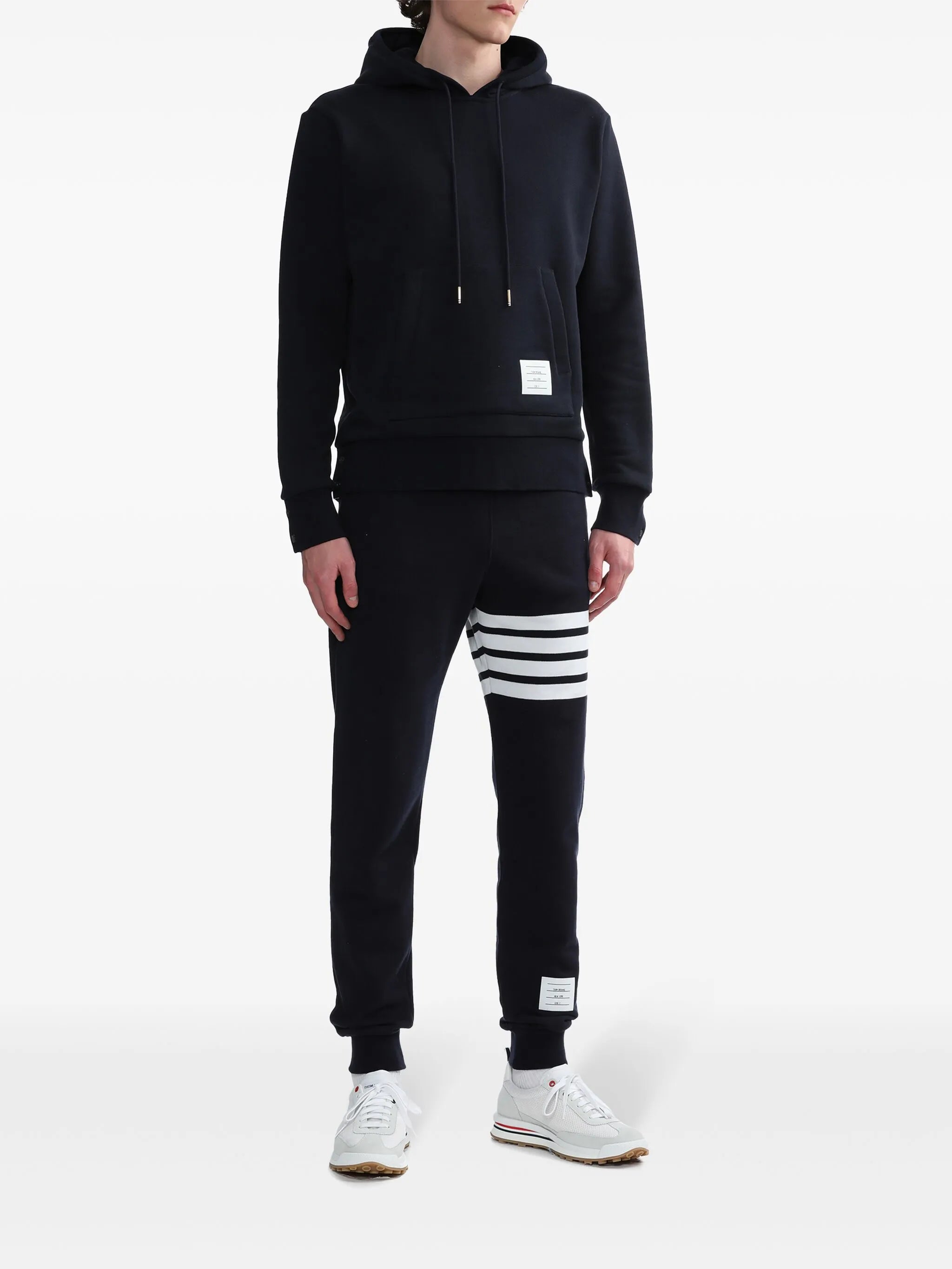 RWB stripe loopback hoodie