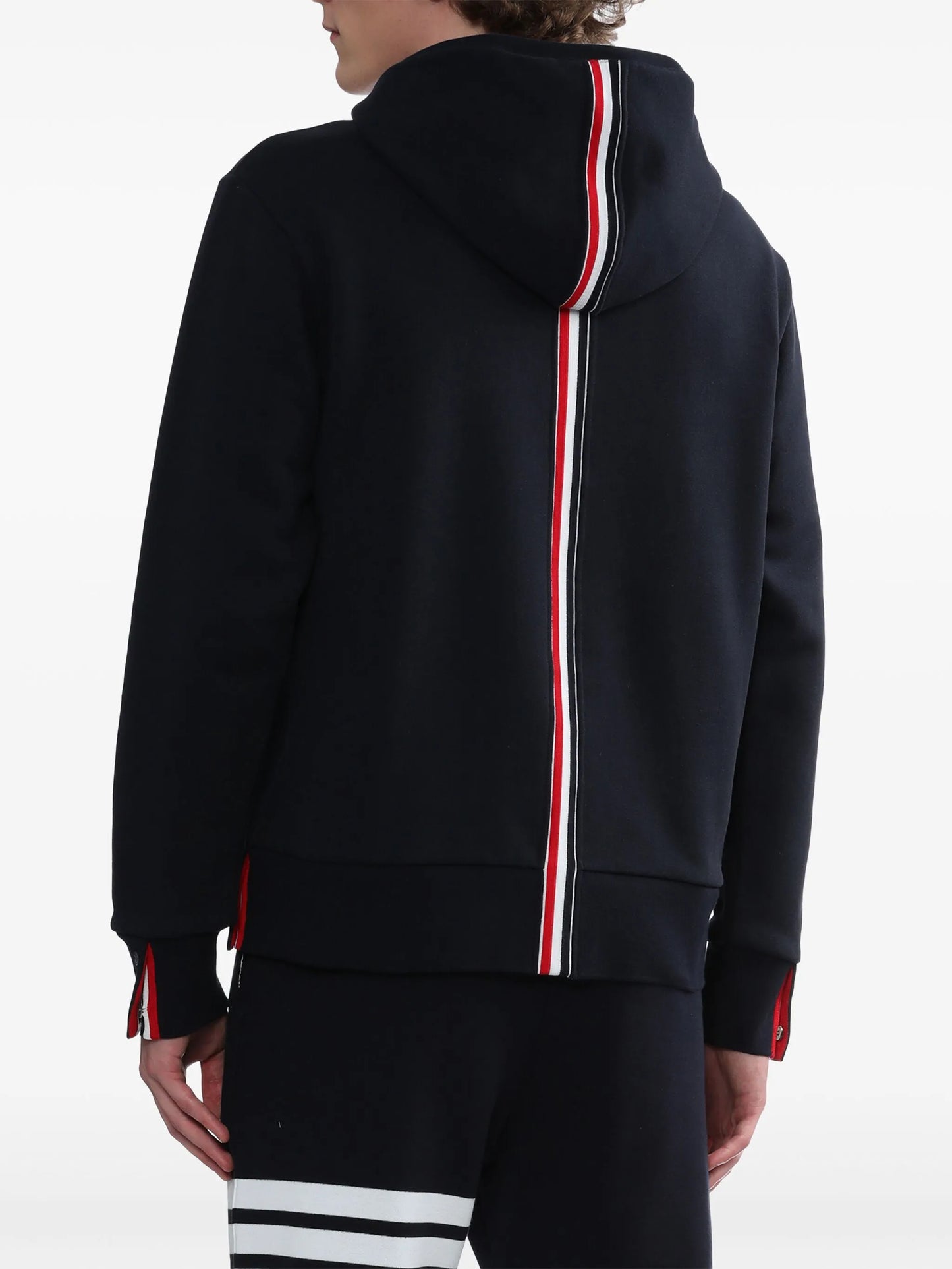 RWB stripe loopback hoodie