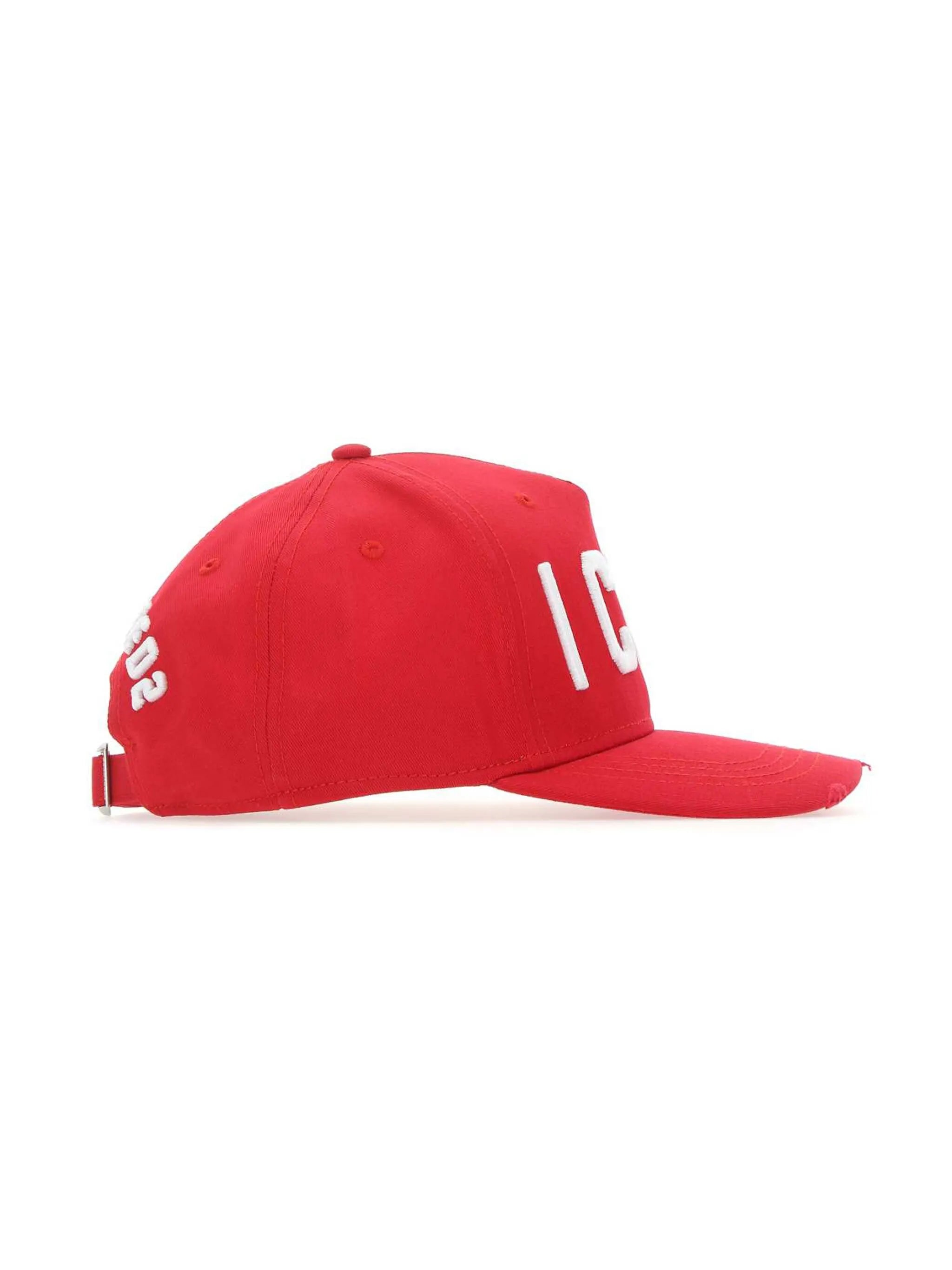 Icon embroidered-logo baseball cap