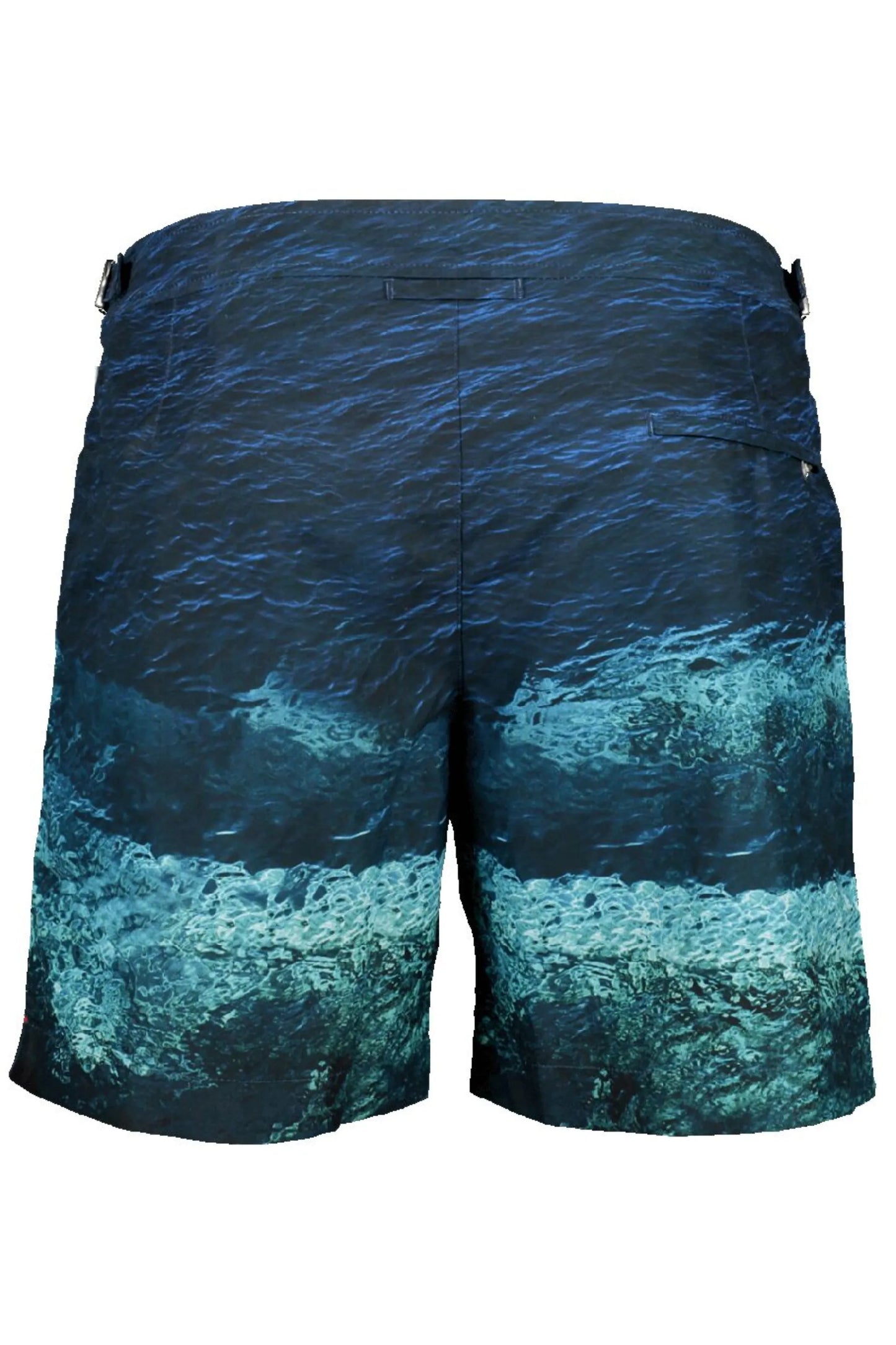 Bulldog photograph-print swim shorts