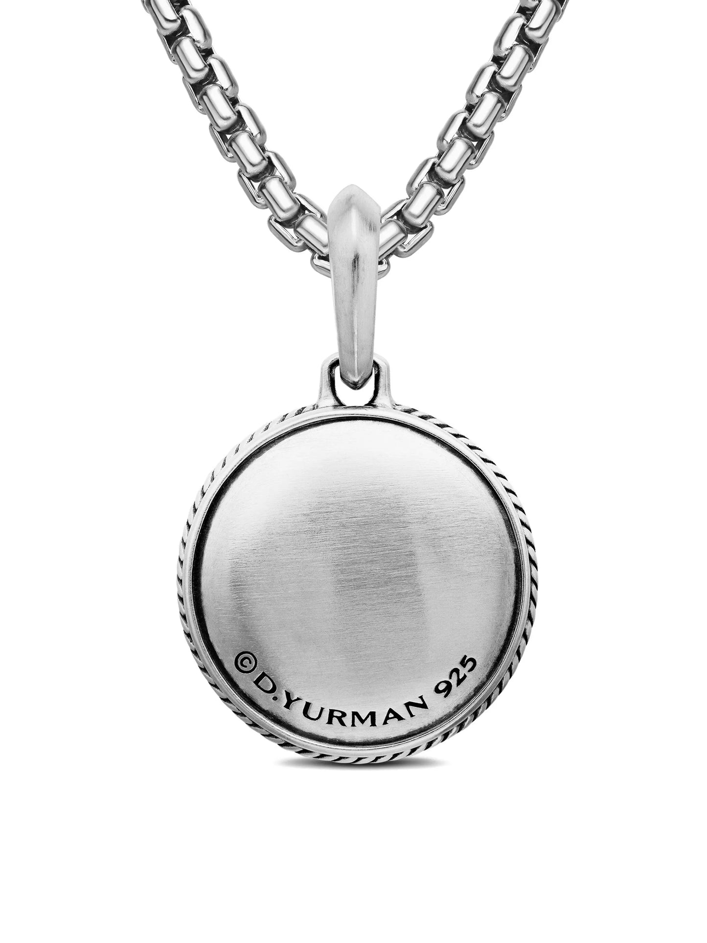 sterling silver Maritime Compass diamond amulet (29.5mm)