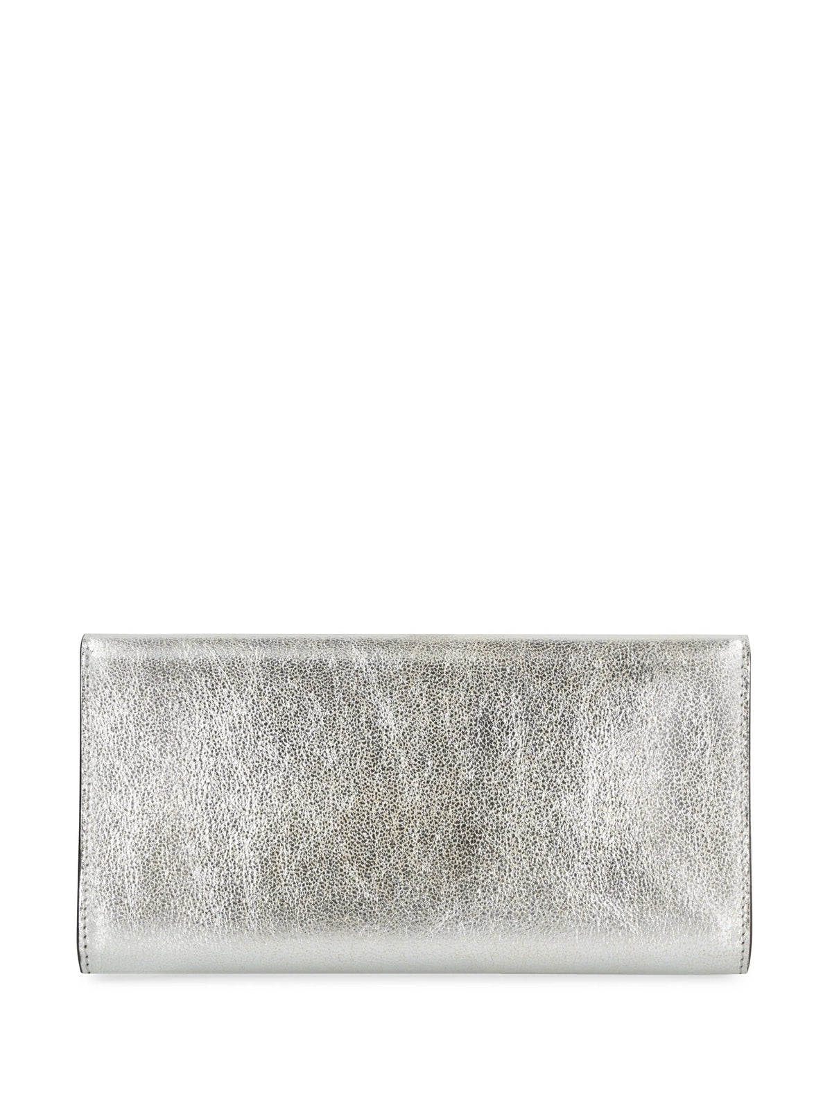 Emmie metallic-effect chain-strap clutch bag