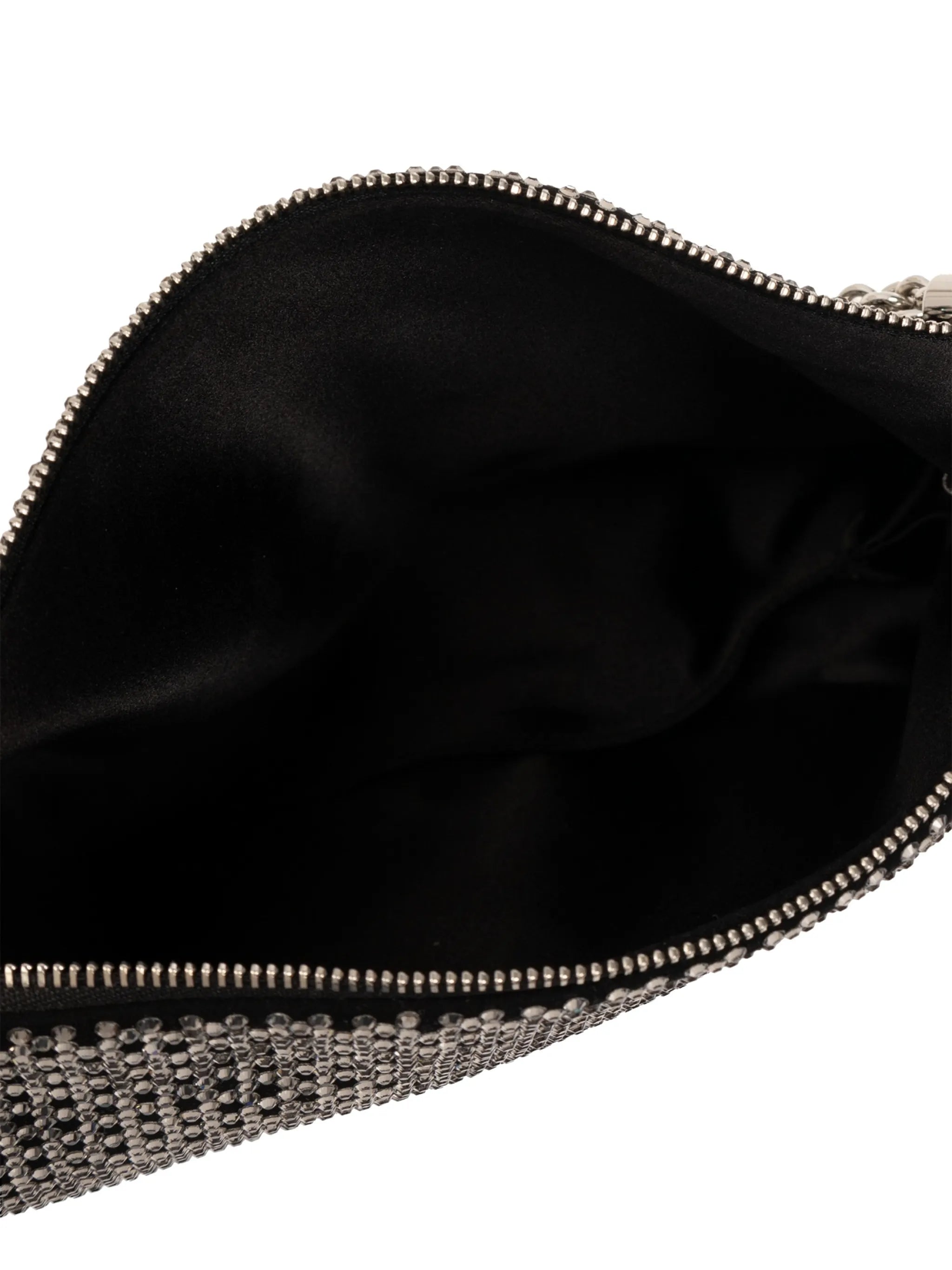 Callie crystal-embellished clutch bag