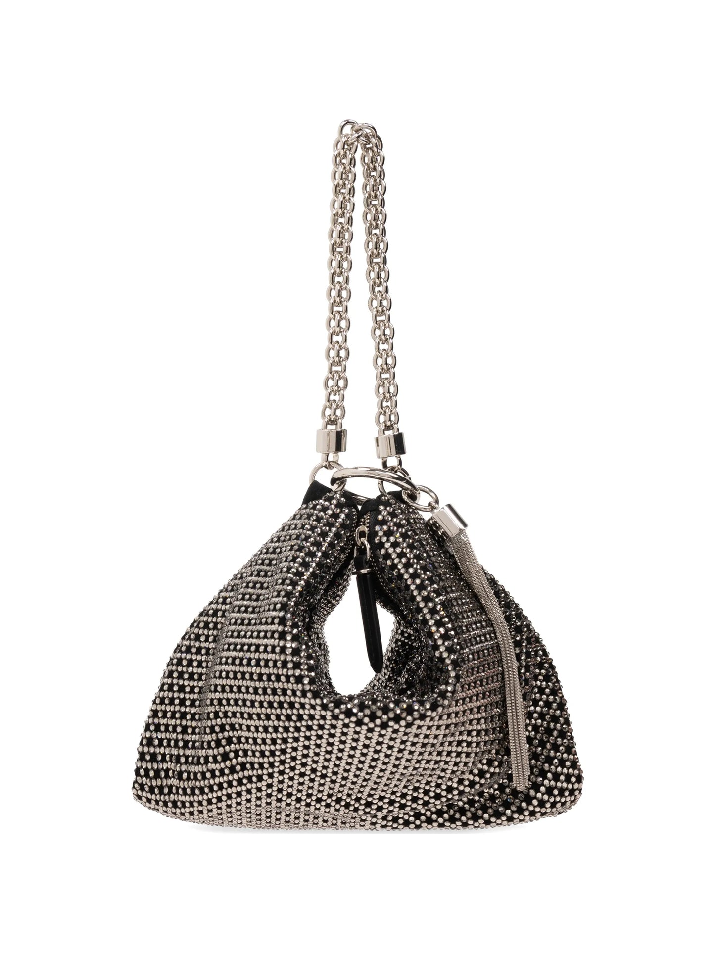 Callie crystal-embellished clutch bag