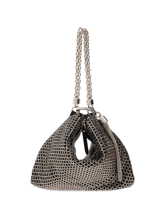 Callie crystal-embellished clutch bag