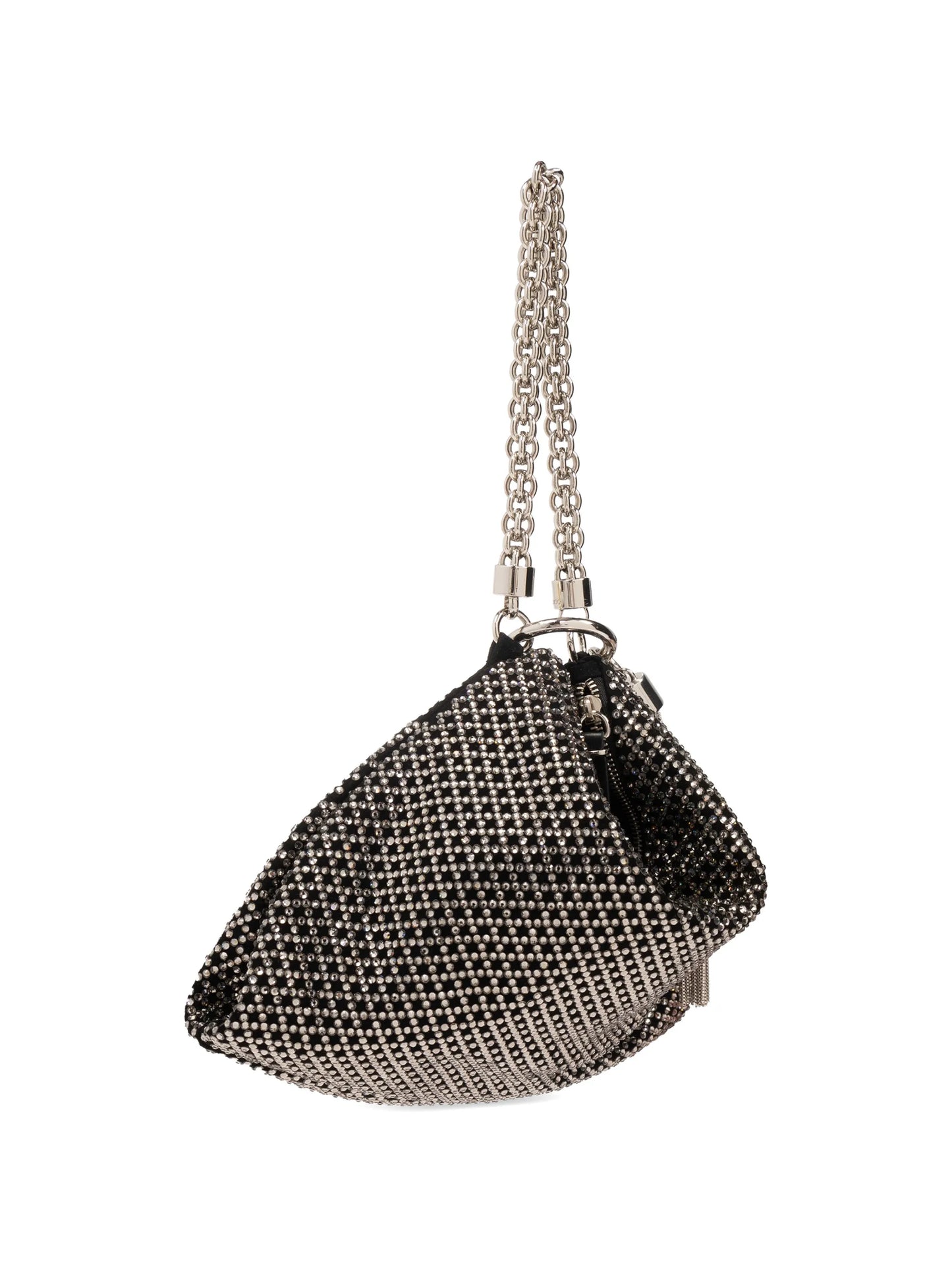Callie crystal-embellished clutch bag