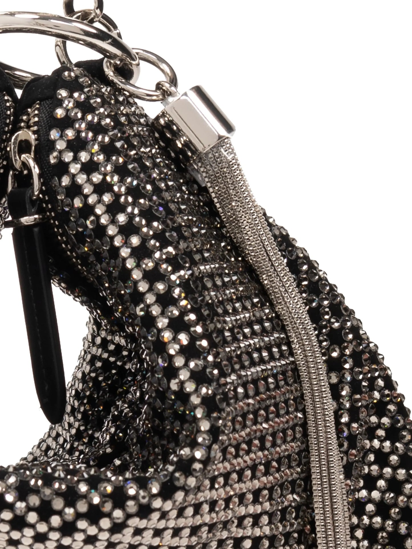 Callie crystal-embellished clutch bag