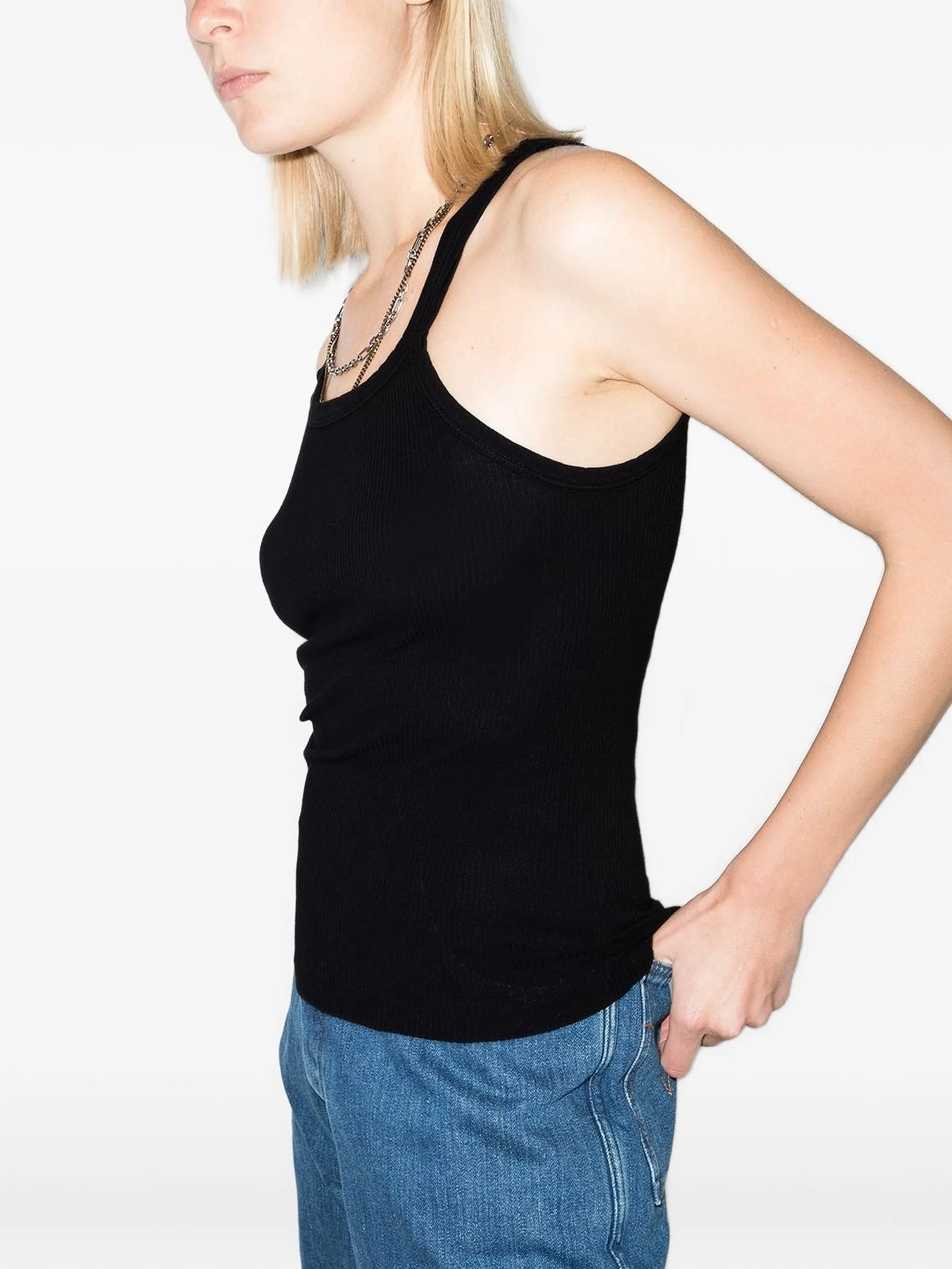 ribbed tank top