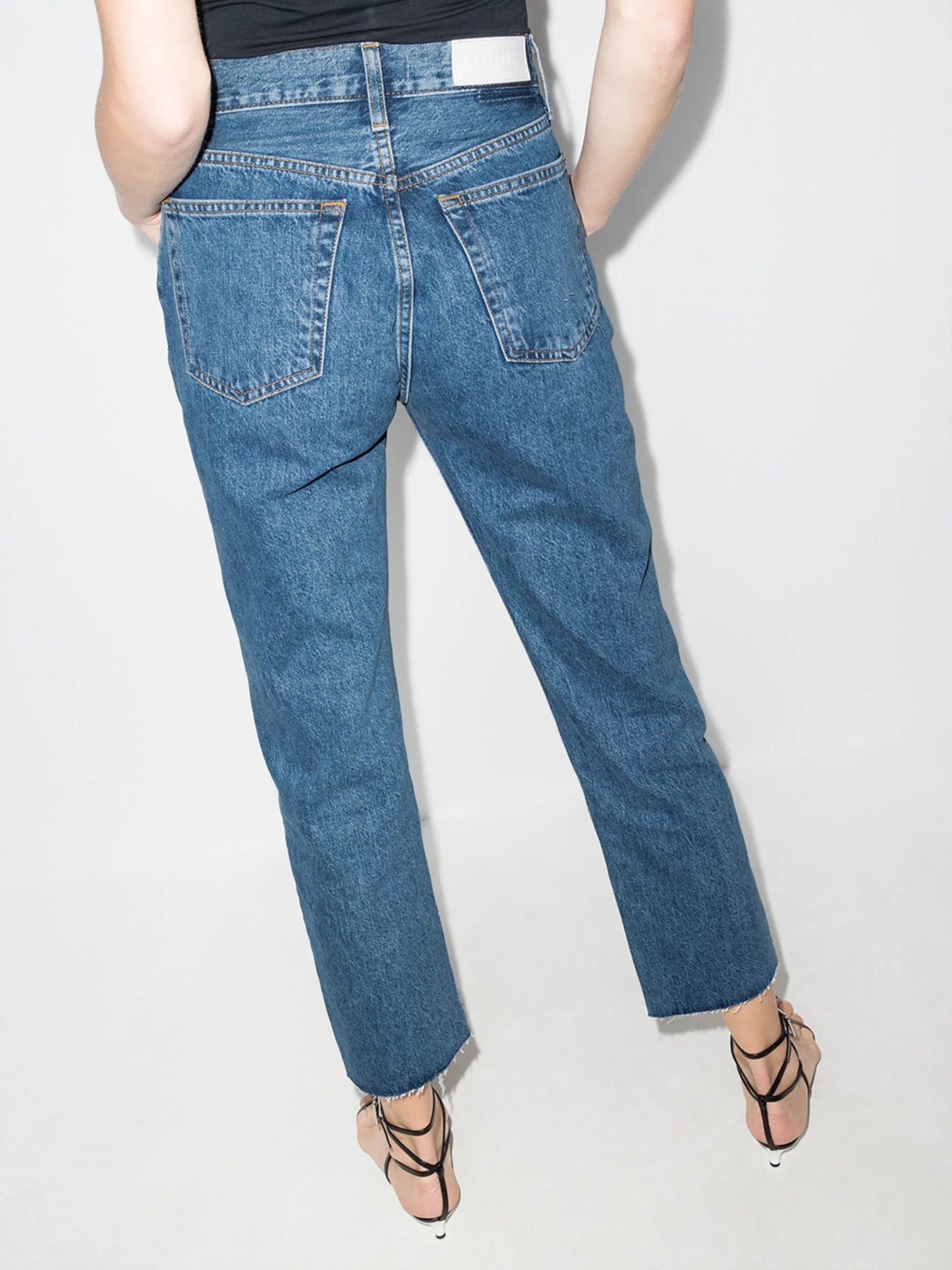 Stove Pipe high-rise jeans