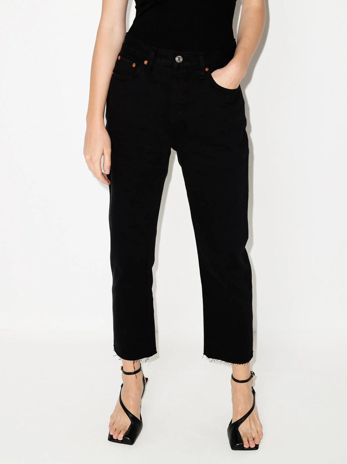 Stove Pipe high-rise jeans