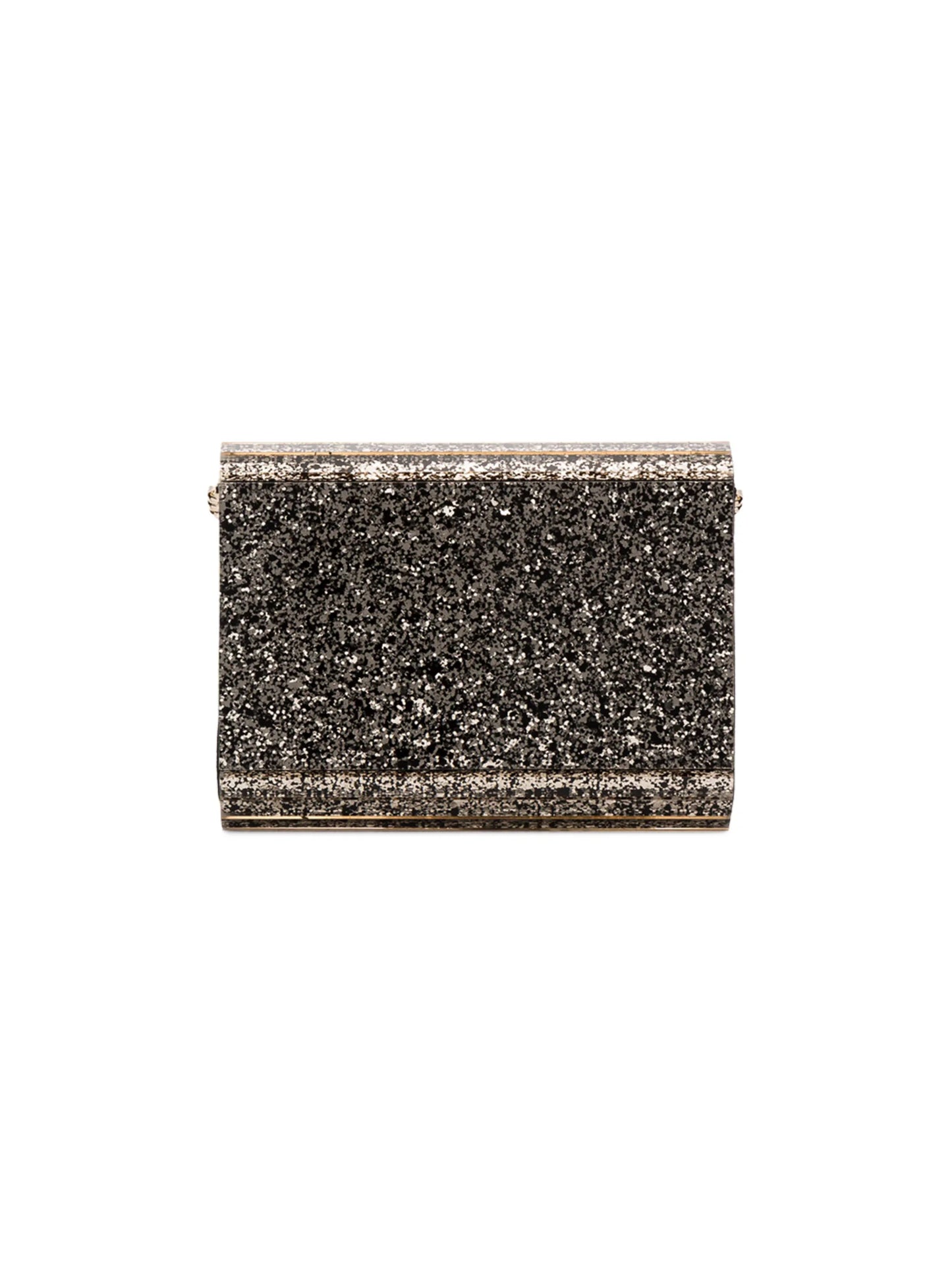 Candy glitter-detailing clutch