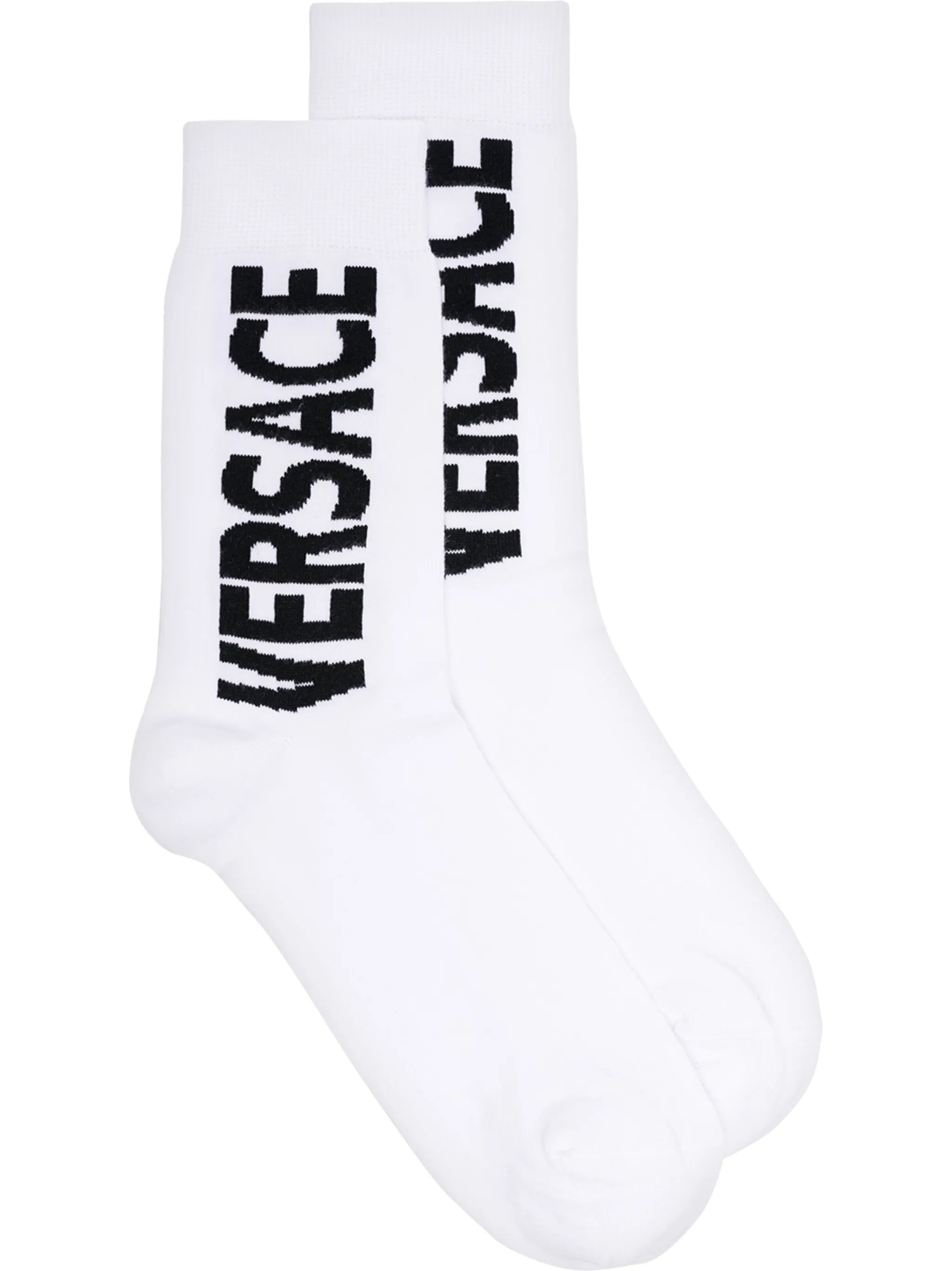 logo-jacquard socks