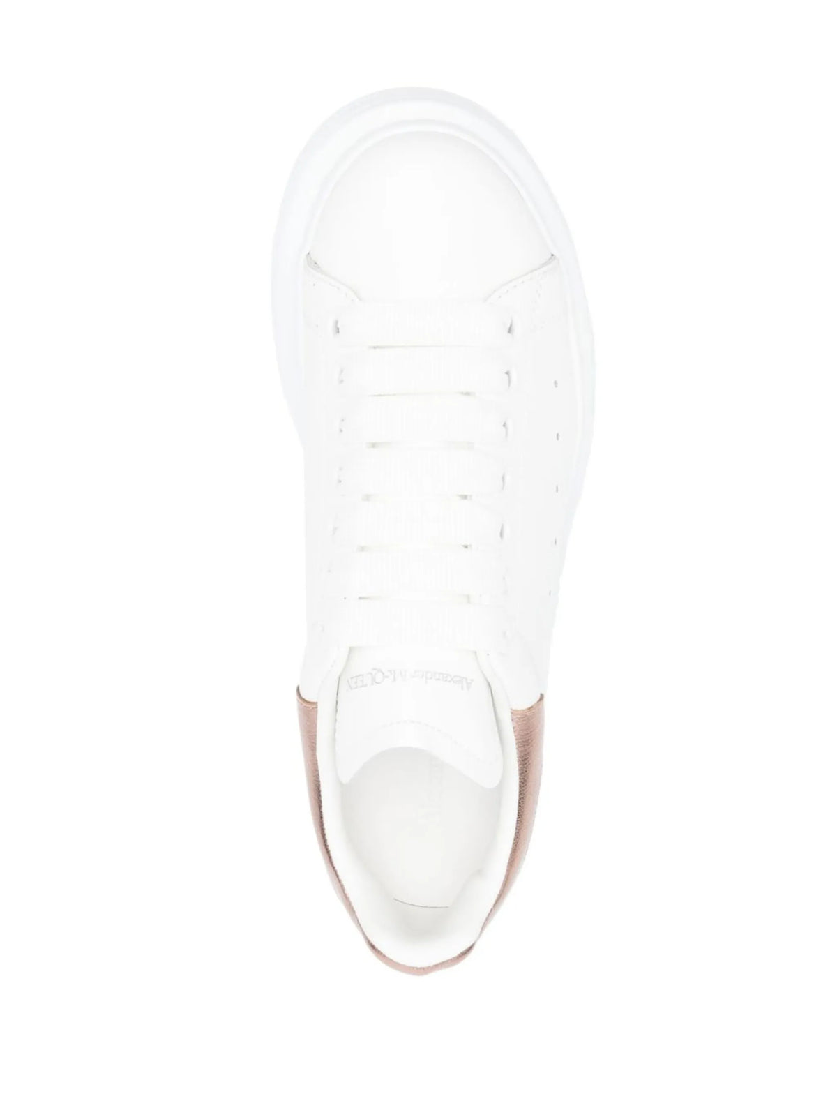 Oversized leather sneakers