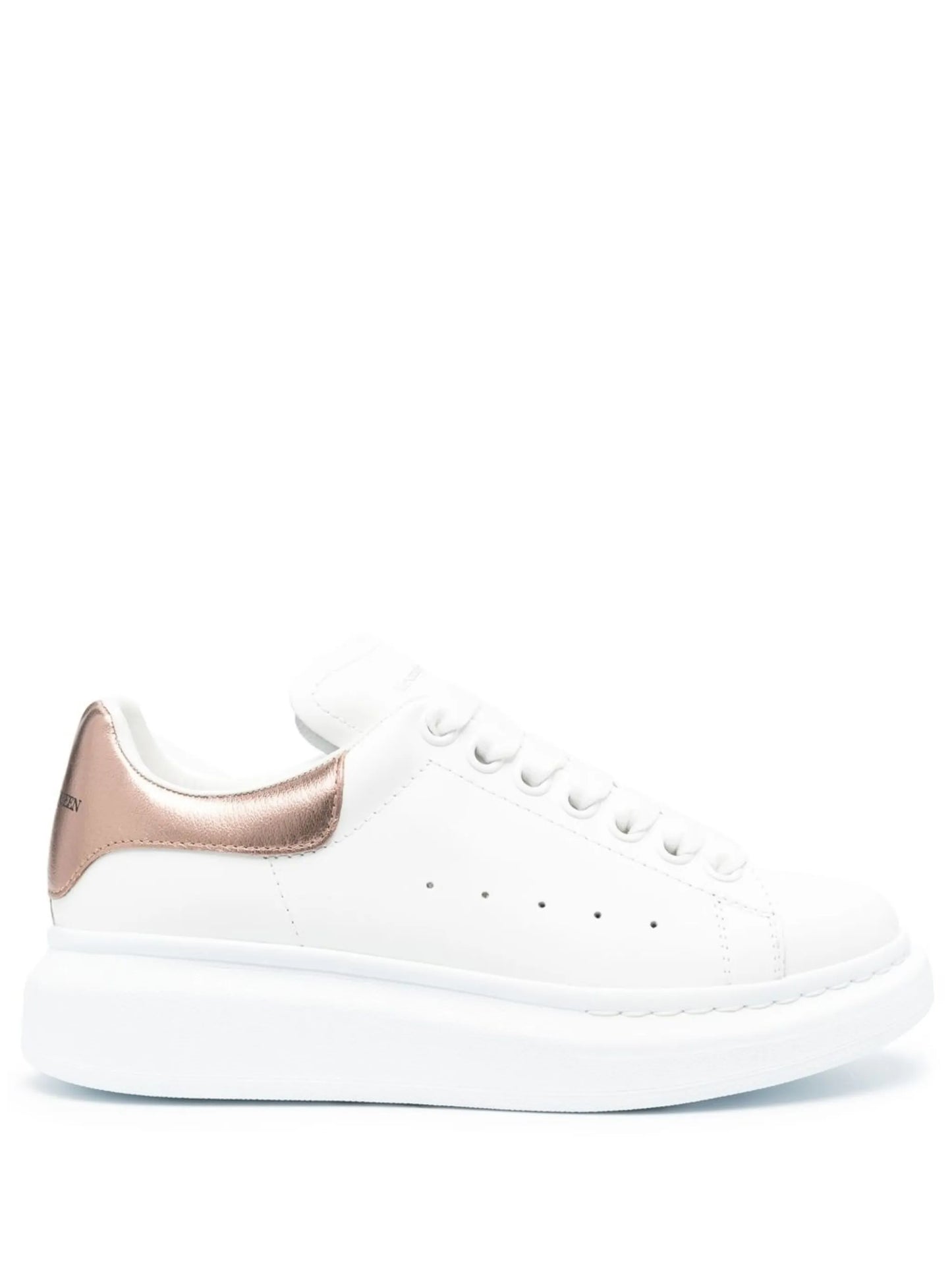 Oversized leather sneakers