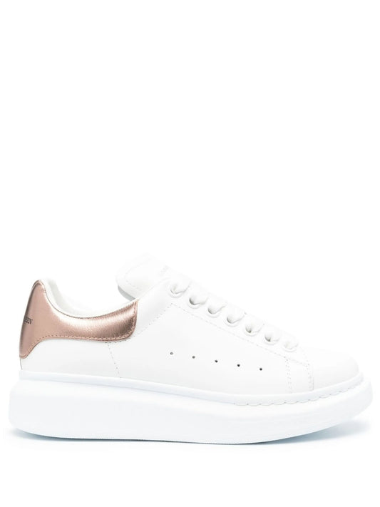 Oversized leather sneakers