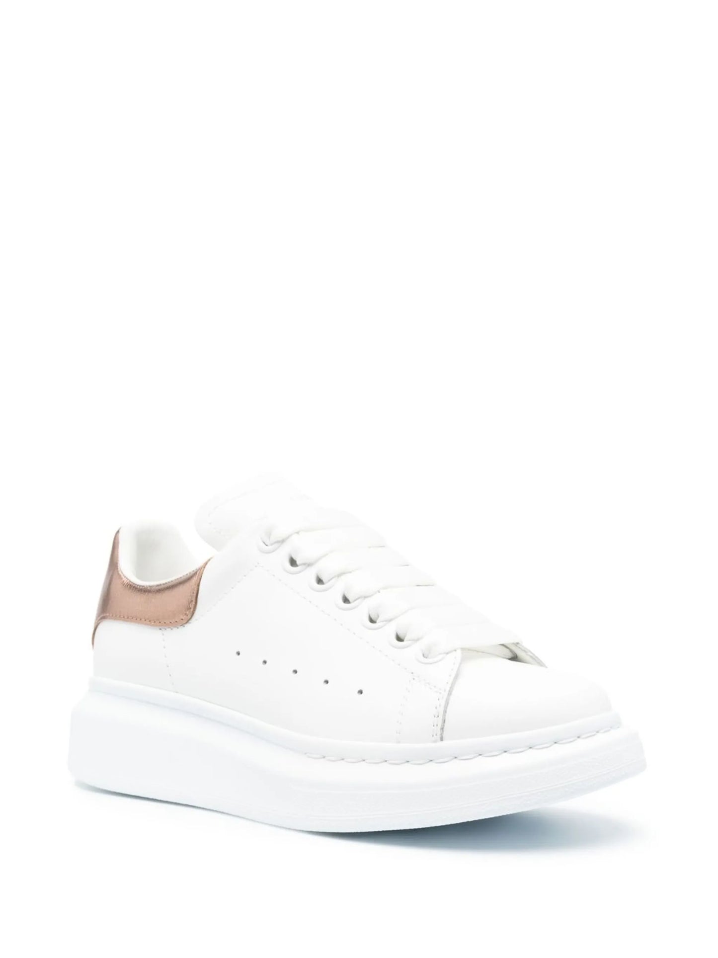 Oversized leather sneakers
