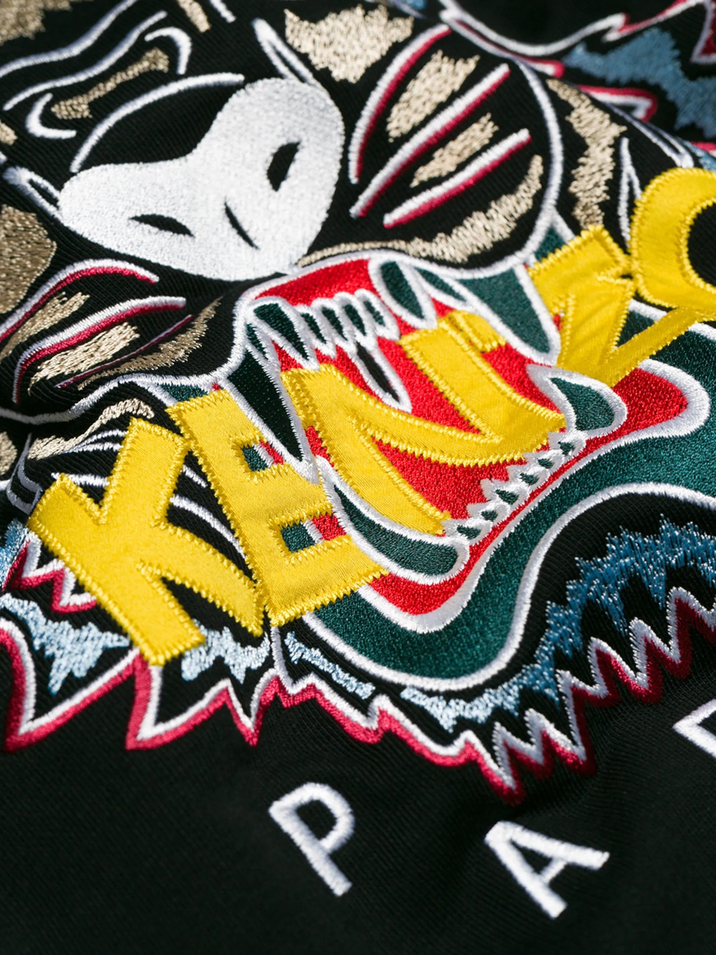 logo-embroidered cotton hoodie