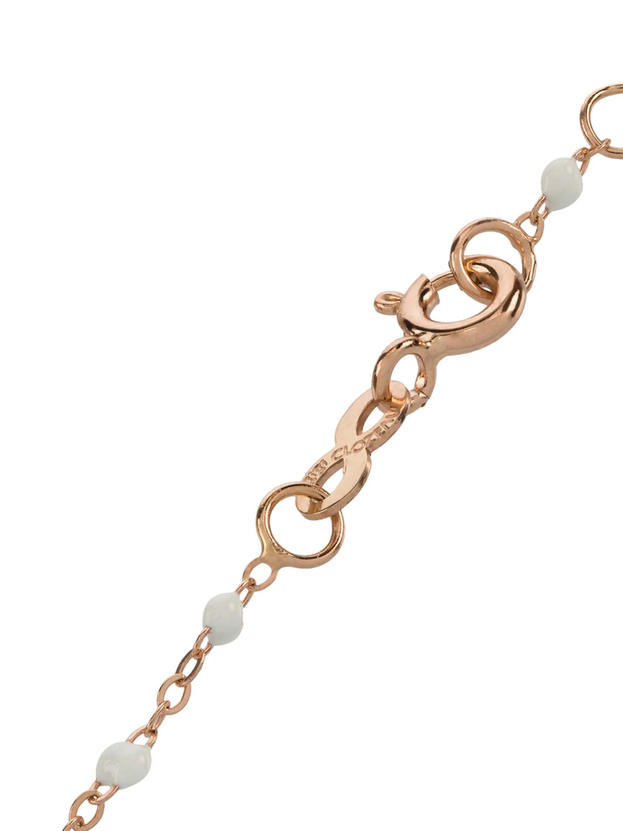 18kt rose gold star diamond and rose gold bracelet