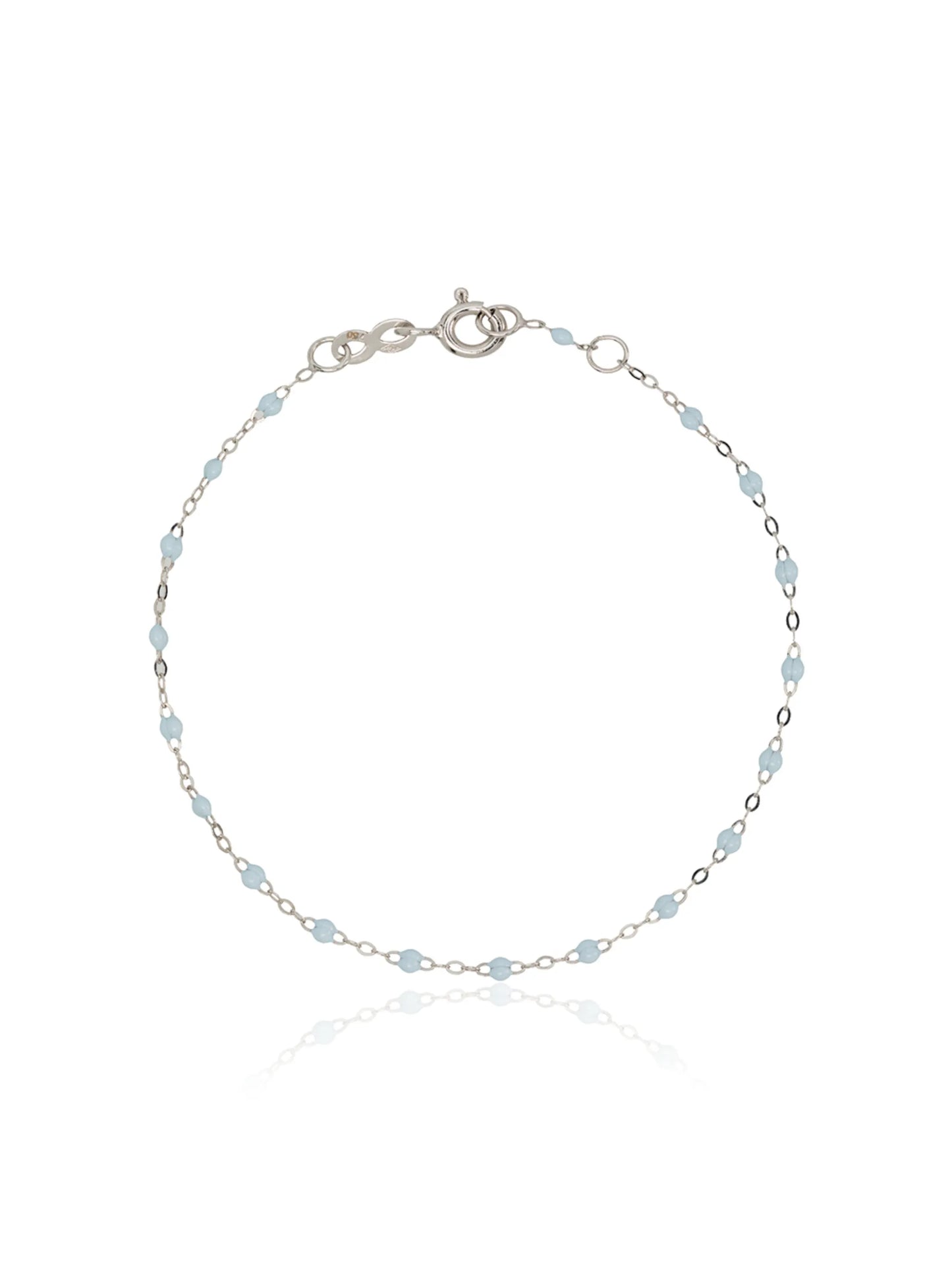 18kt white gold Classic Gigi baby blue bracelet