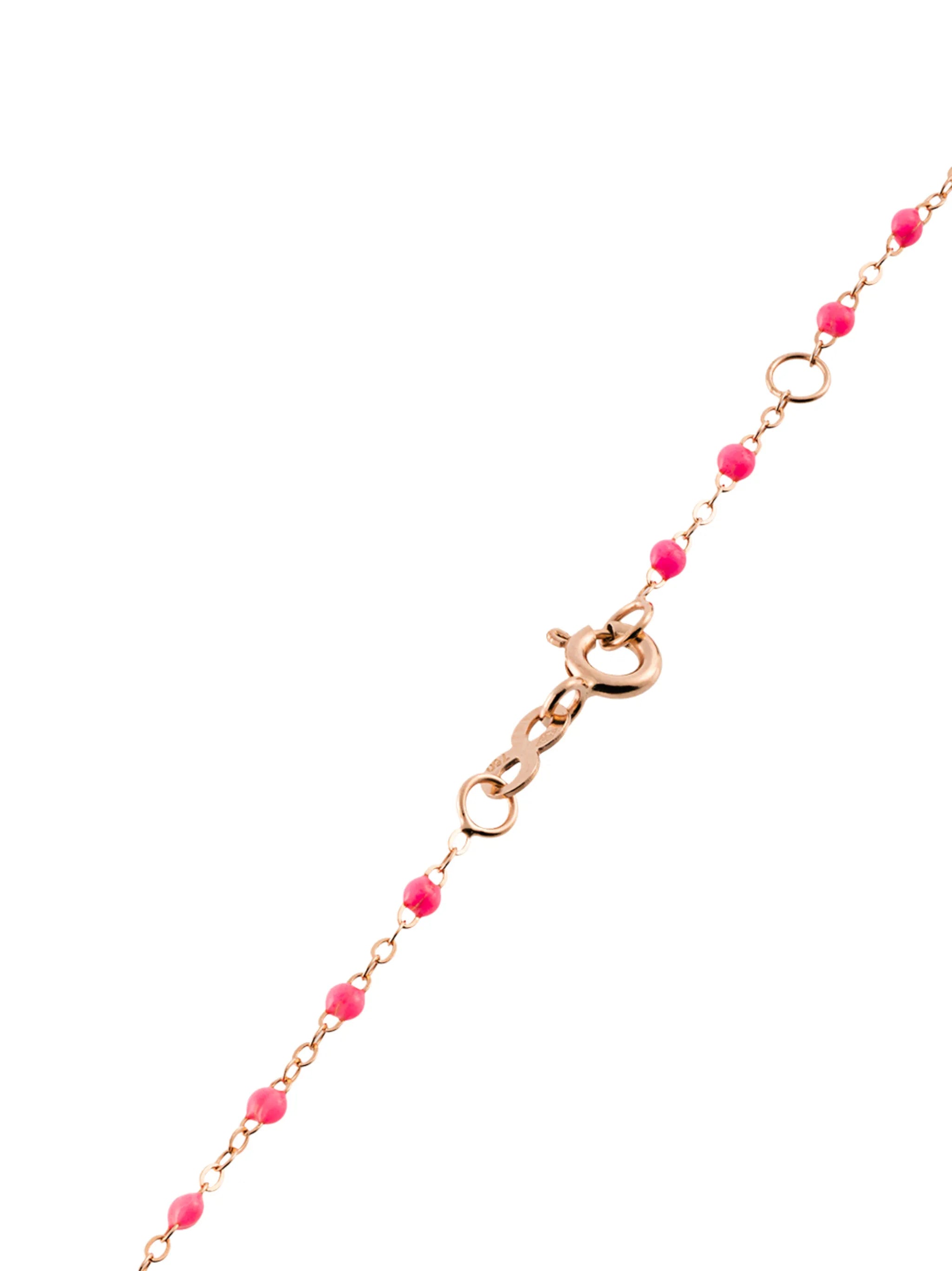 18kt rose gold Classic Gigi Madone baby pink bracelet