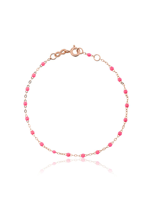 18kt rose gold Classic Gigi Madone baby pink bracelet