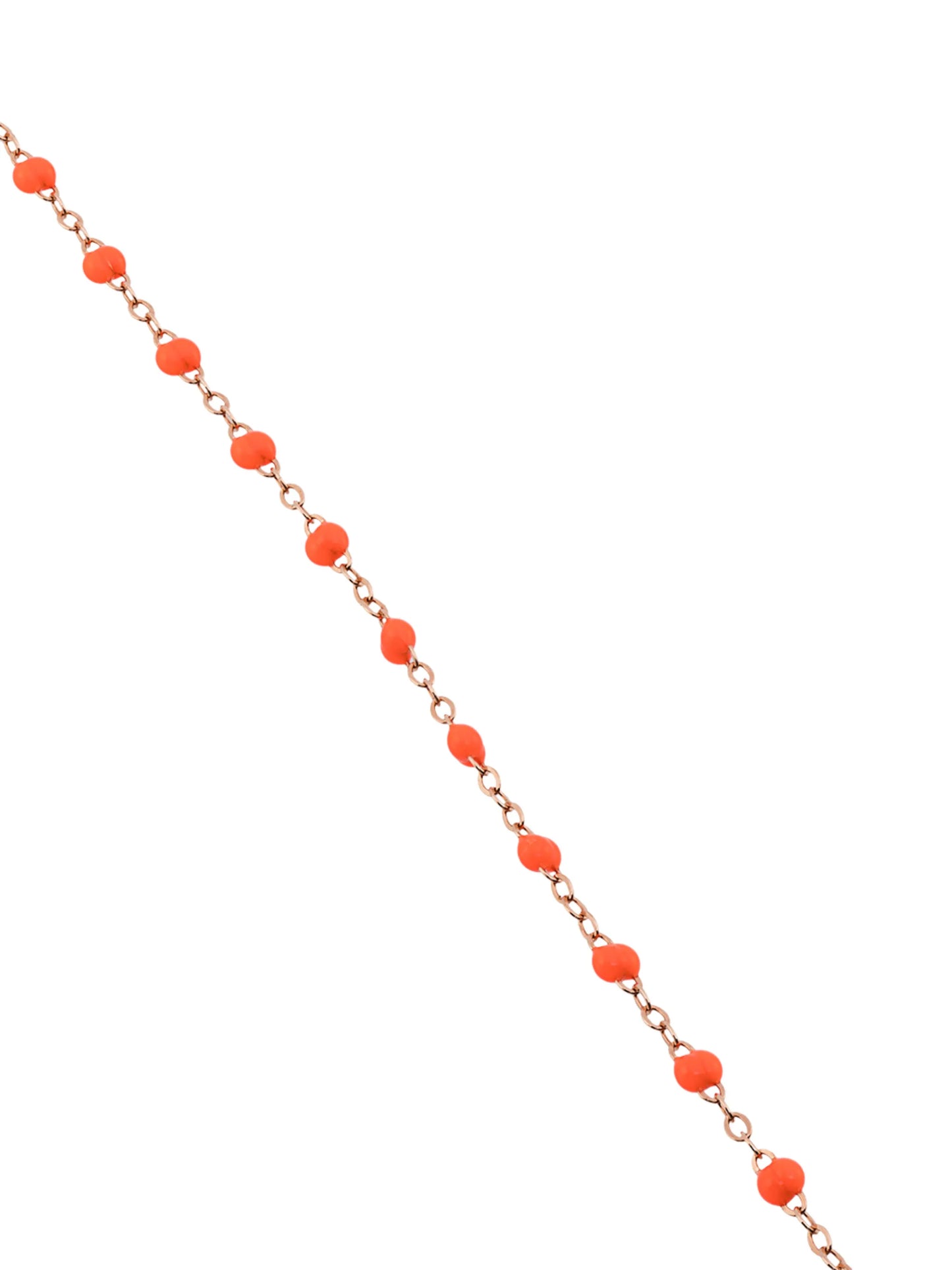 18kt rose gold bead bracelet