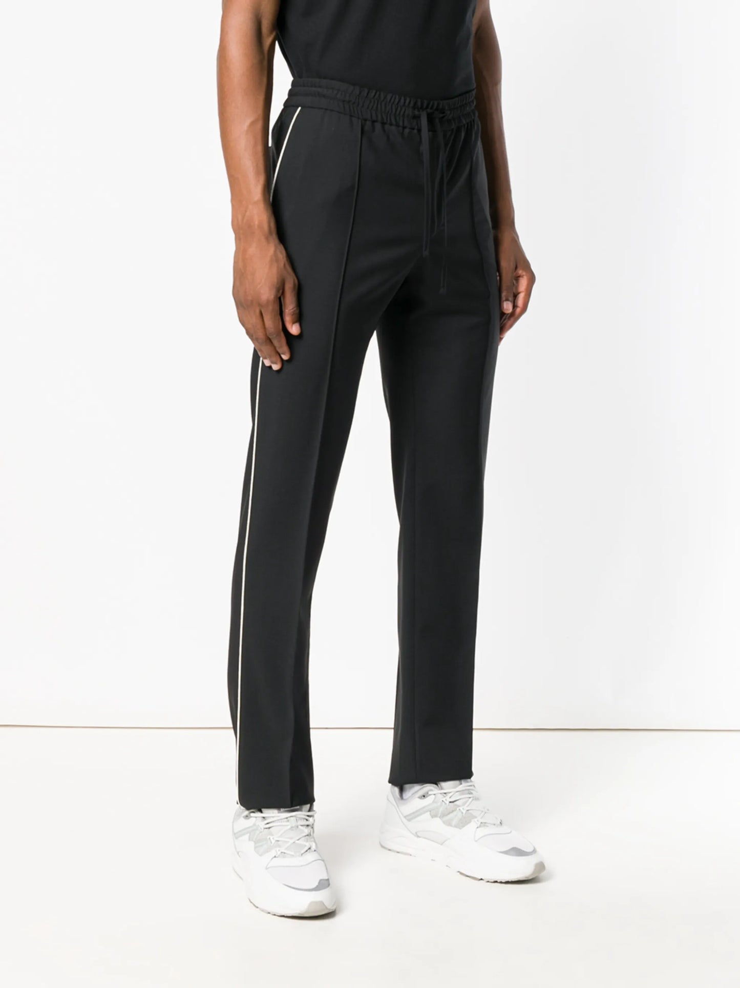 side-stripe drawstring trousers