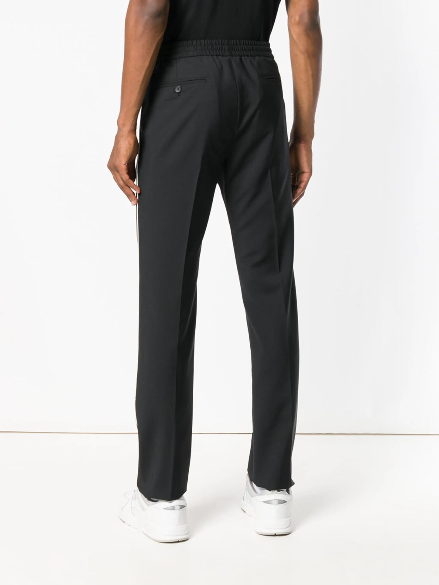 side-stripe drawstring trousers