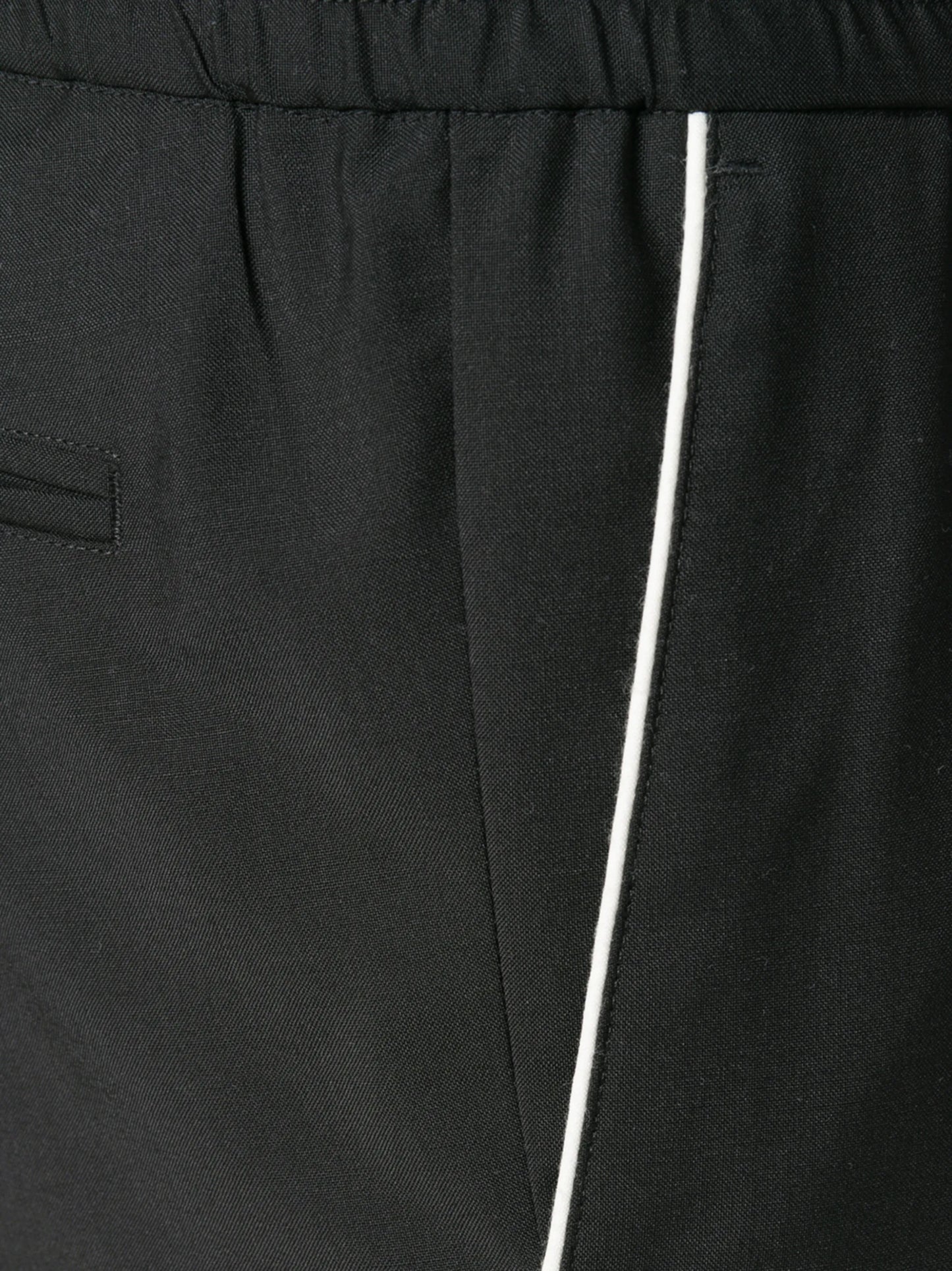 side-stripe drawstring trousers