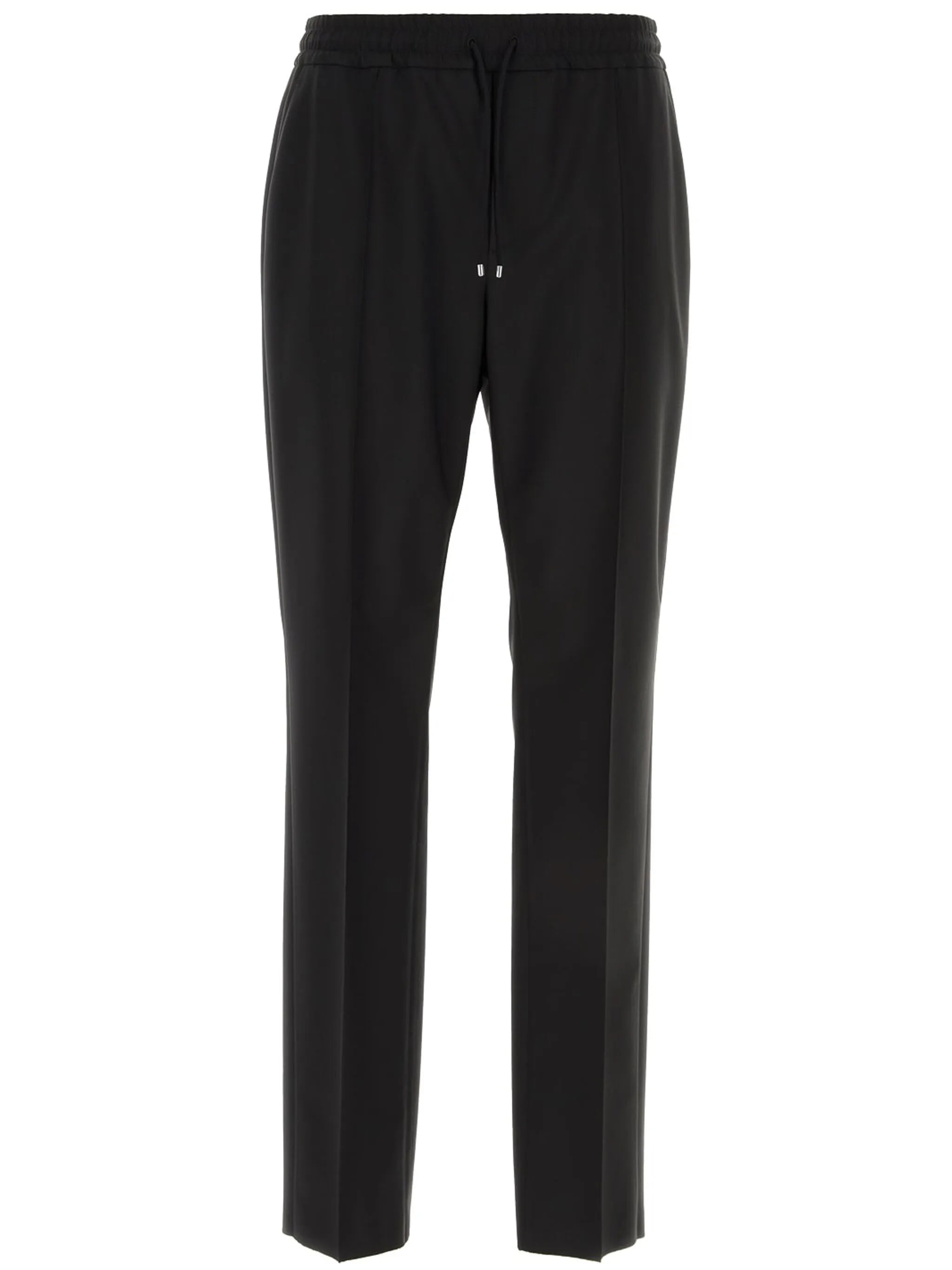 side-stripe drawstring trousers