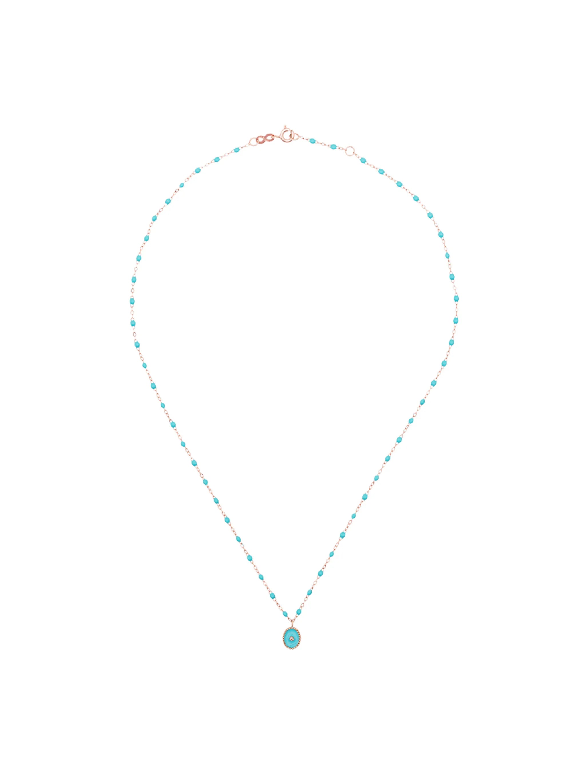 18kt rose gold diamond necklace