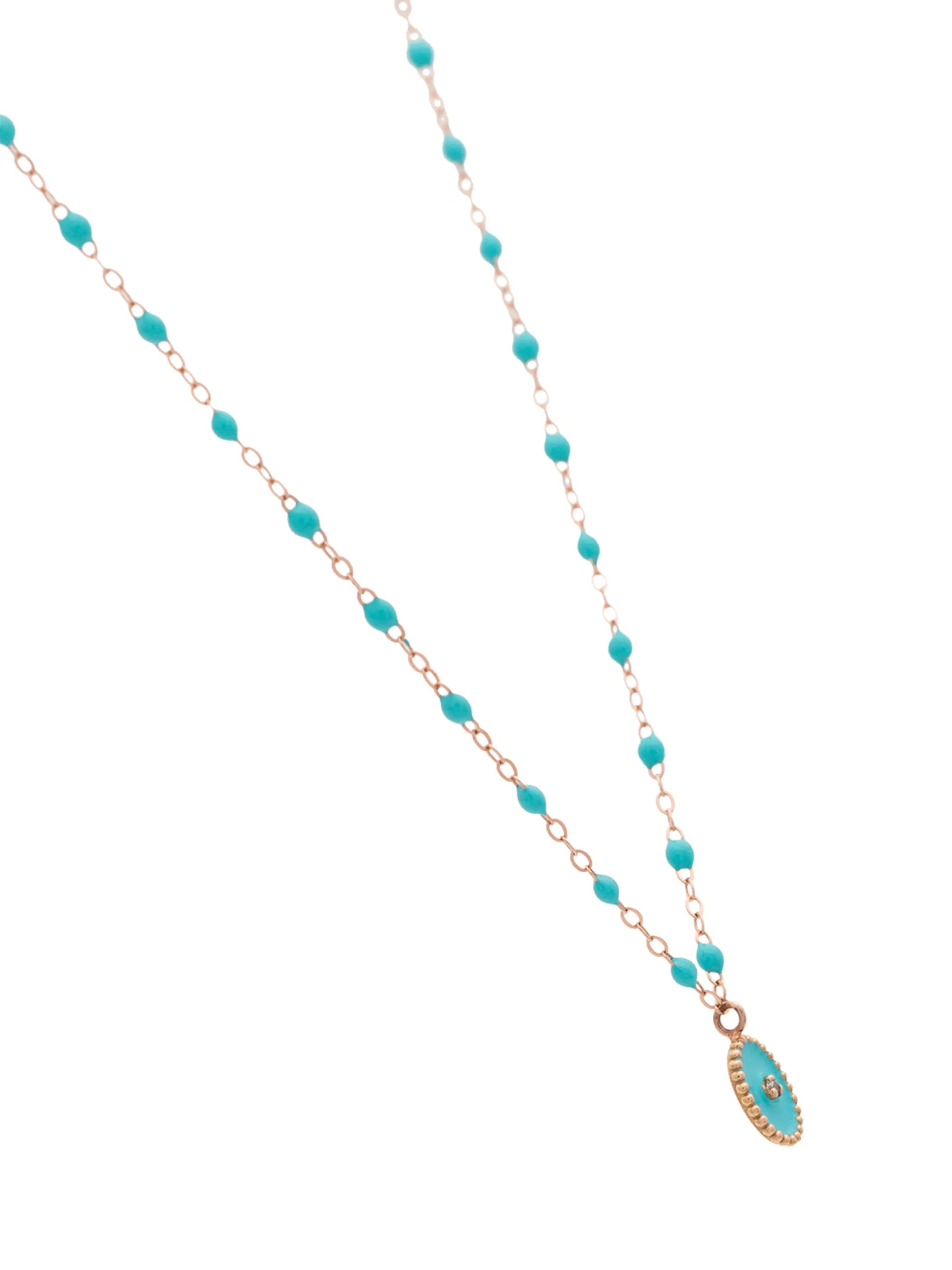 18kt rose gold diamond necklace