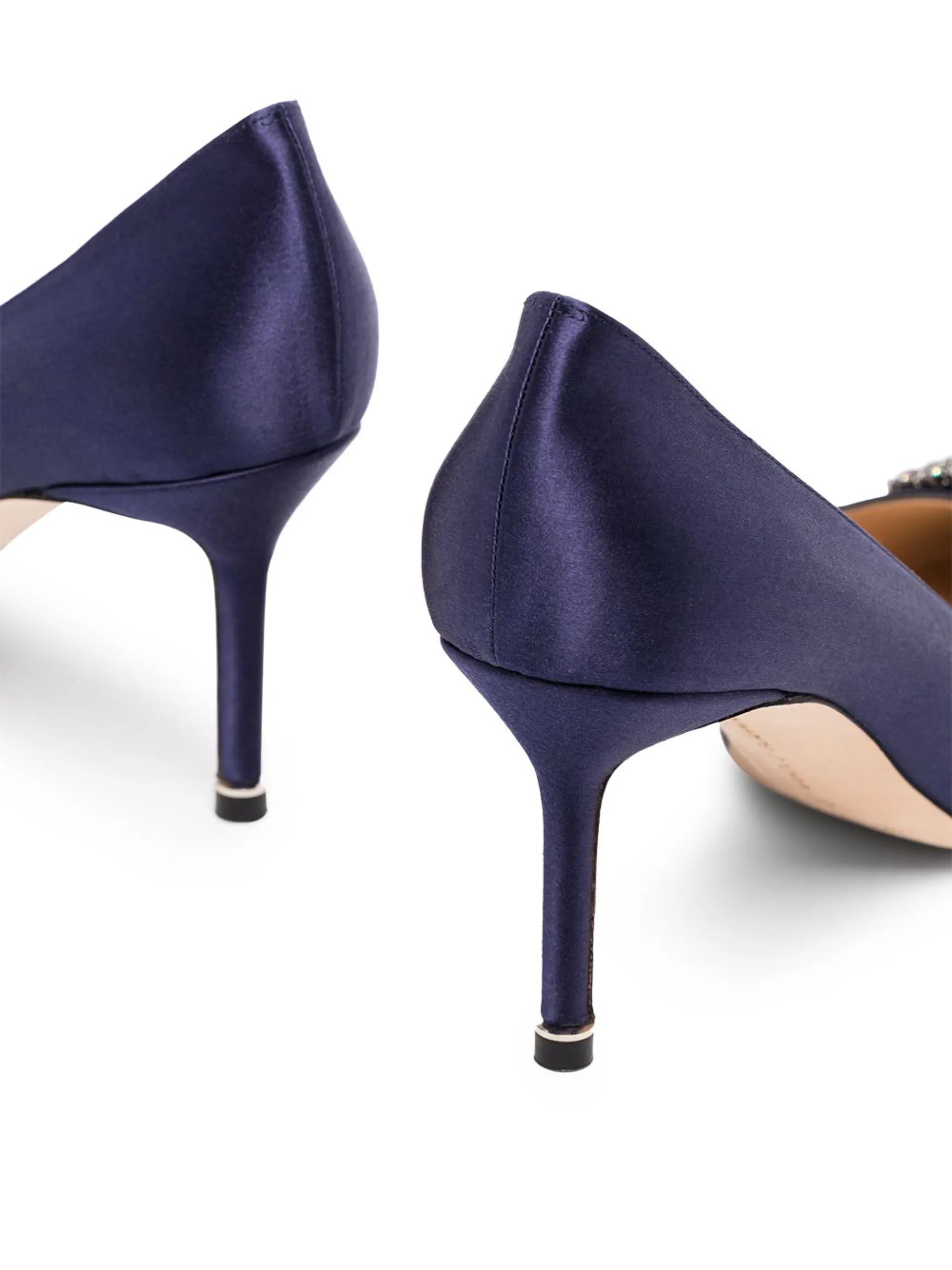 70mm Hangisi satin pumps
