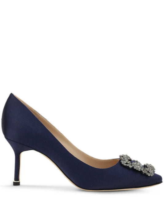 70mm Hangisi satin pumps