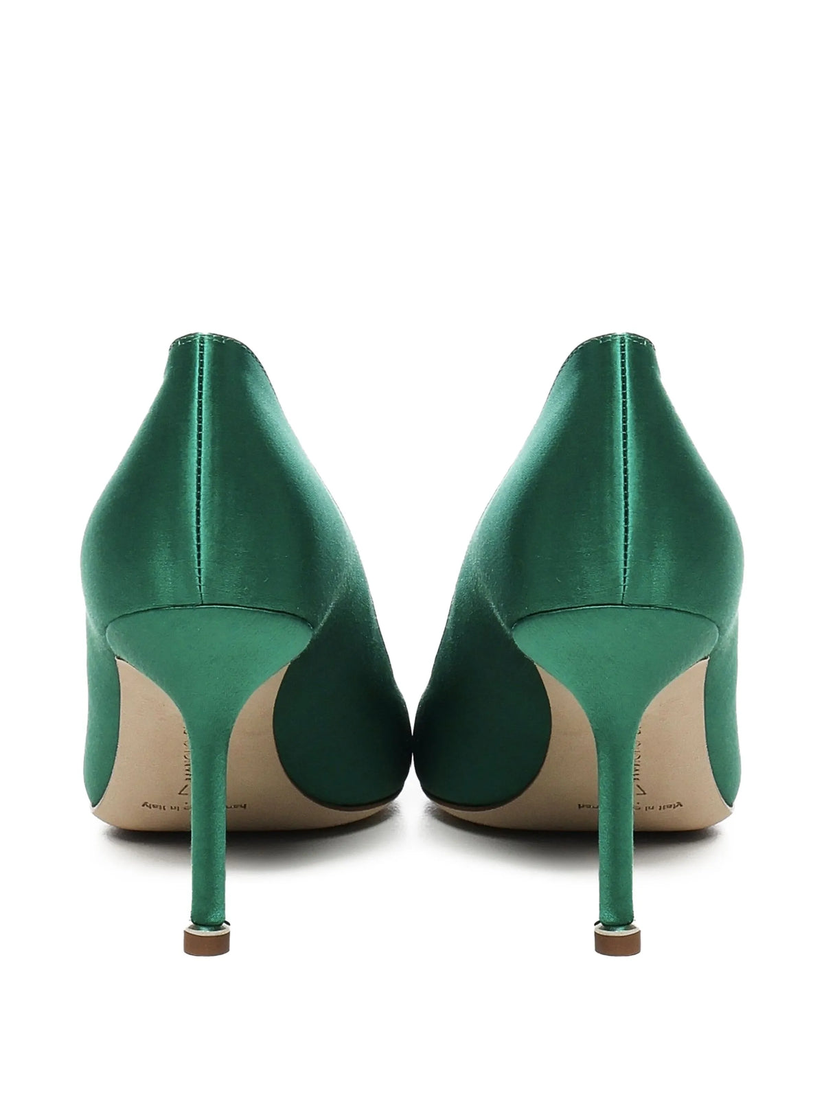 90mm Hangisi satin pumps