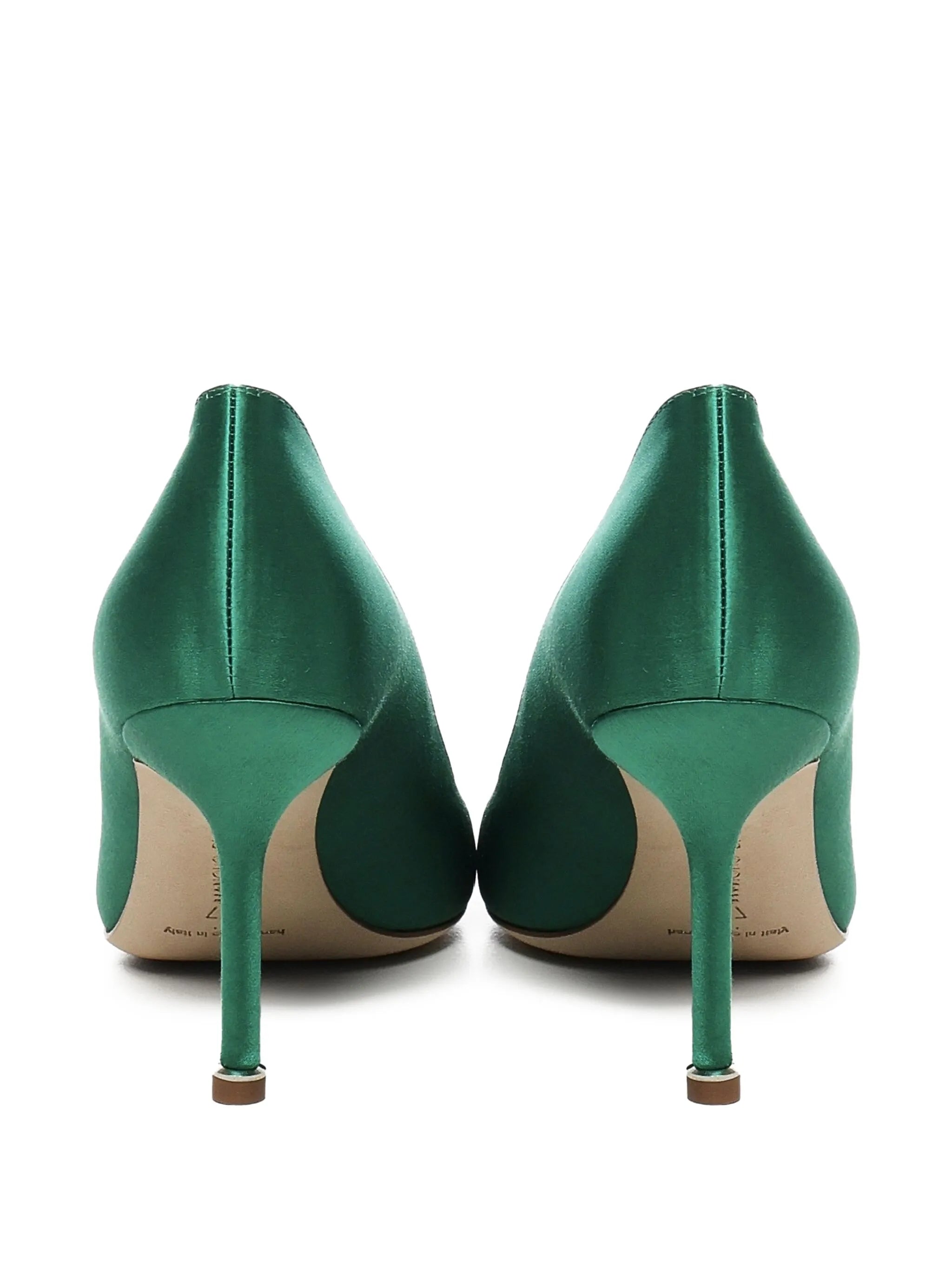 90mm Hangisi satin pumps